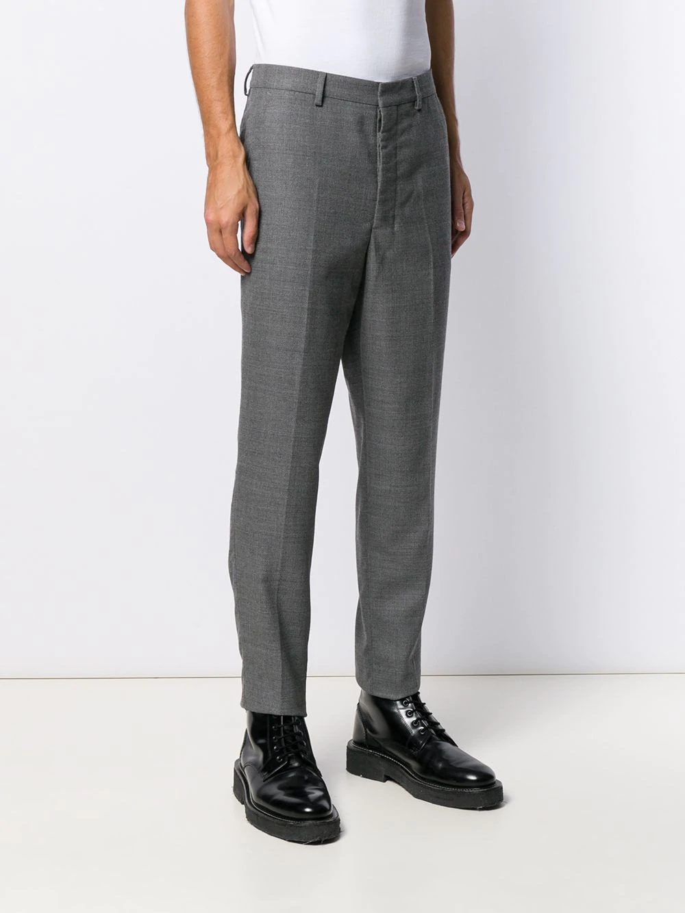 carrot fit tapered trousers - 3