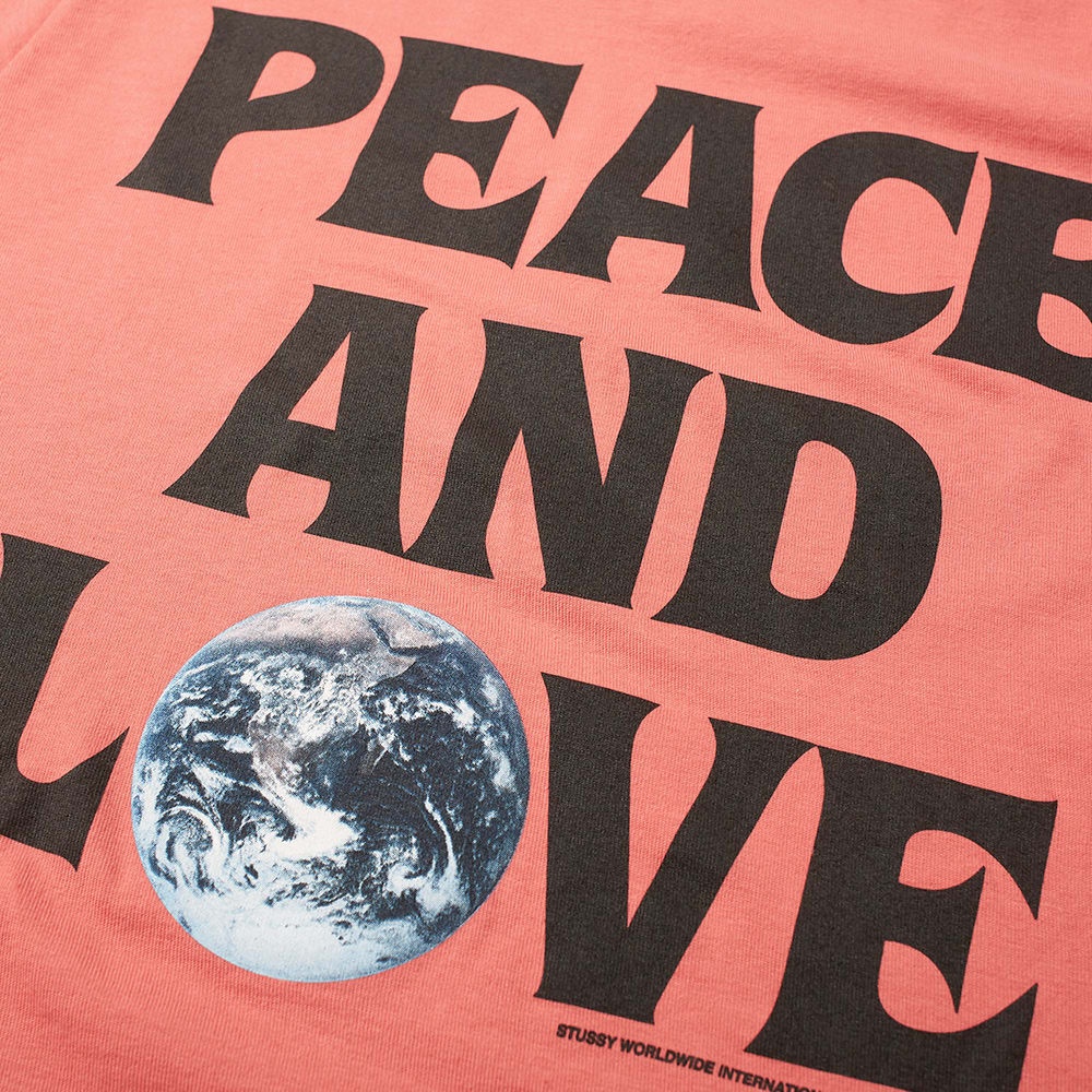 Stussy Long Sleeve Peace & Love Tee - 3