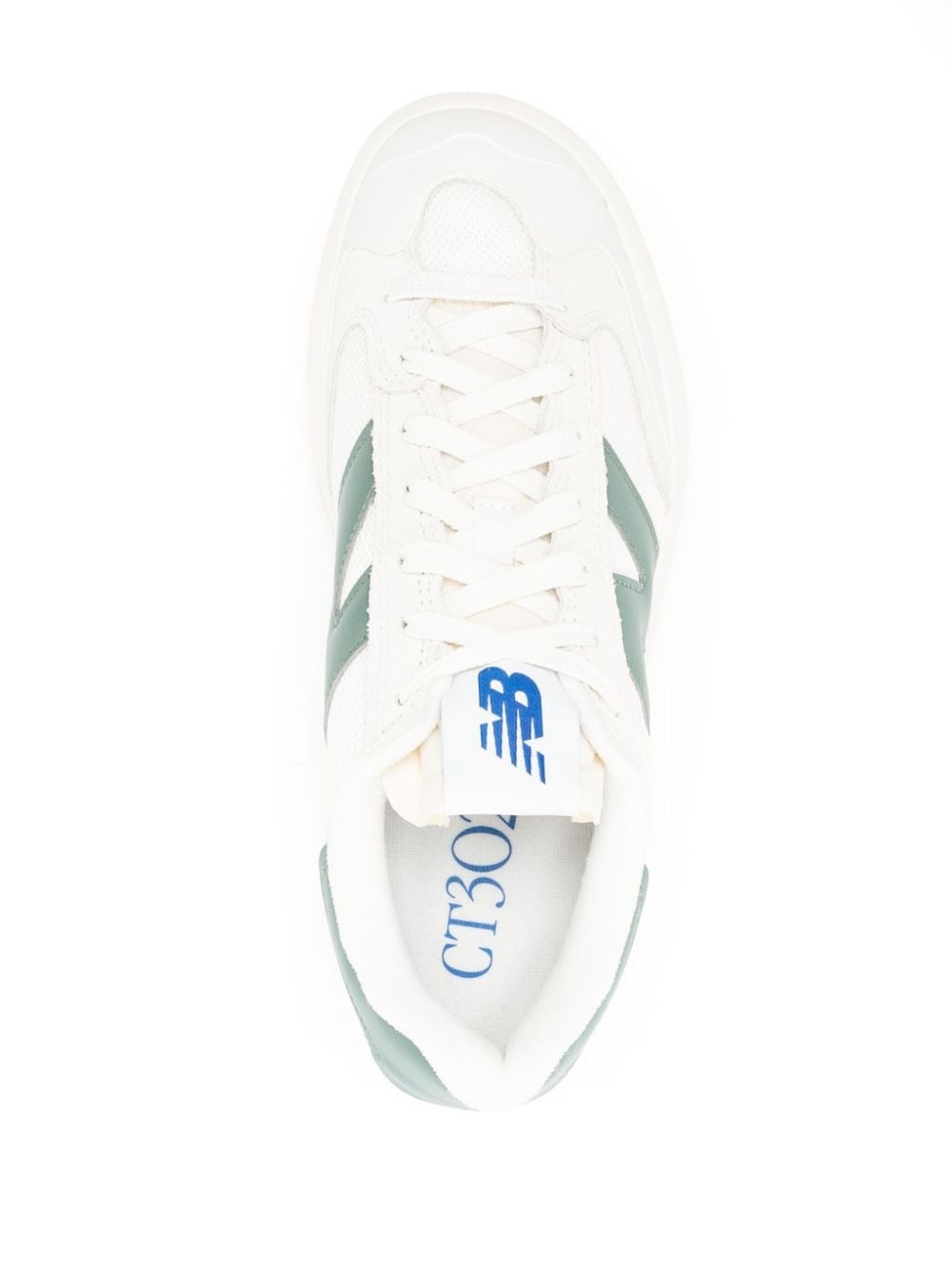 logo-patch lace-up sneakers - 4