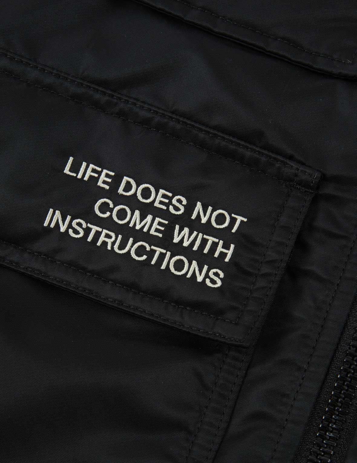 Mock 2-in-1 Bomber Jacket - 8