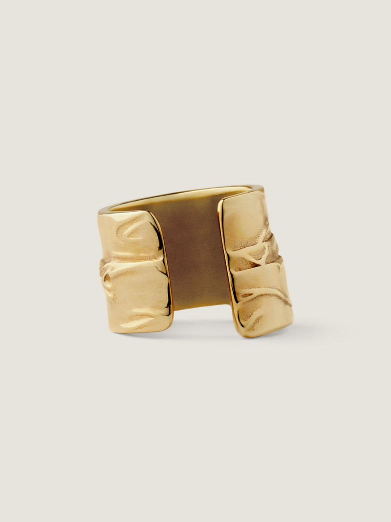 GIVENCHY TAPE EARCUFF IN METAL AND ENAMEL 4