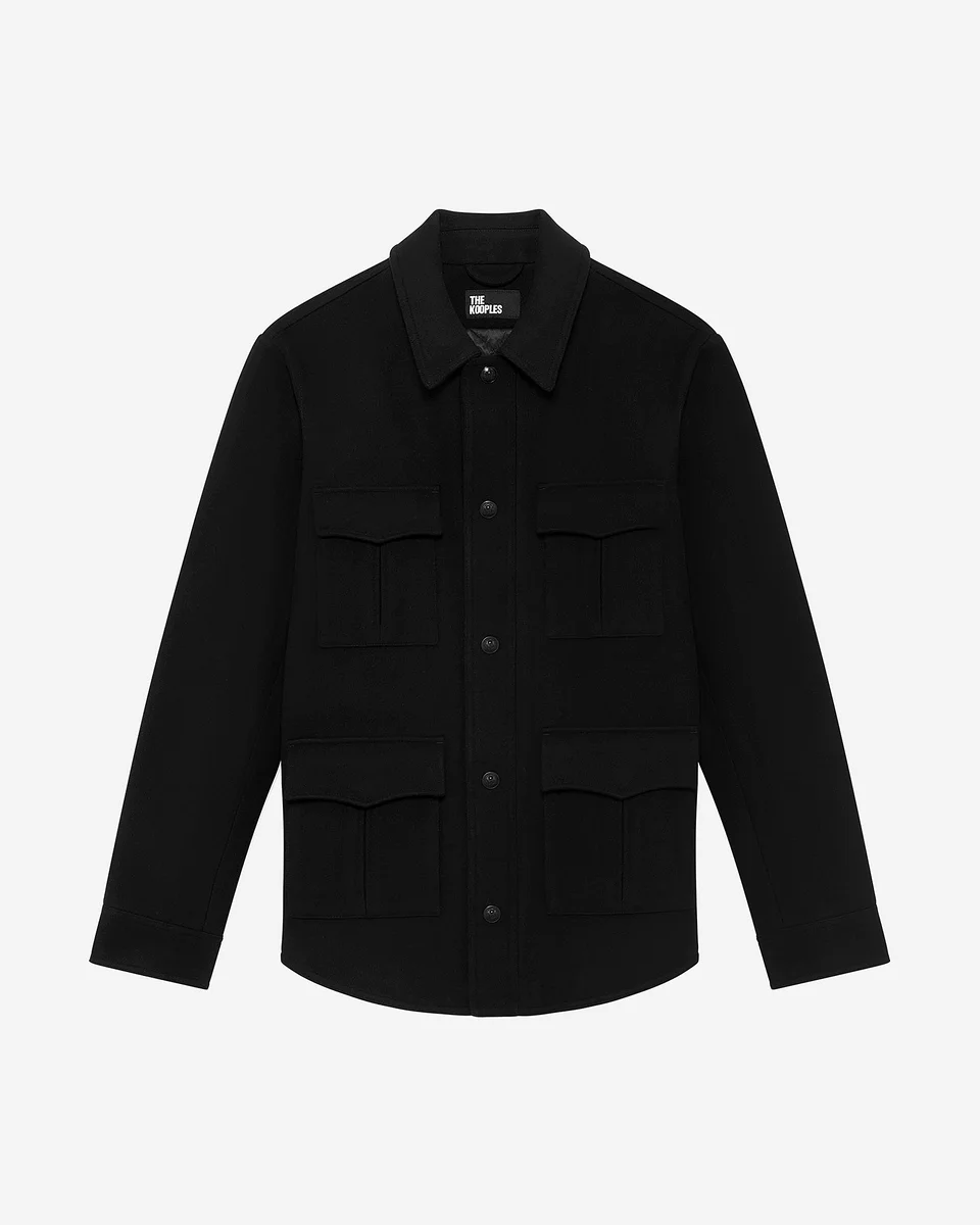 BLACK OVERSHIRT - 1
