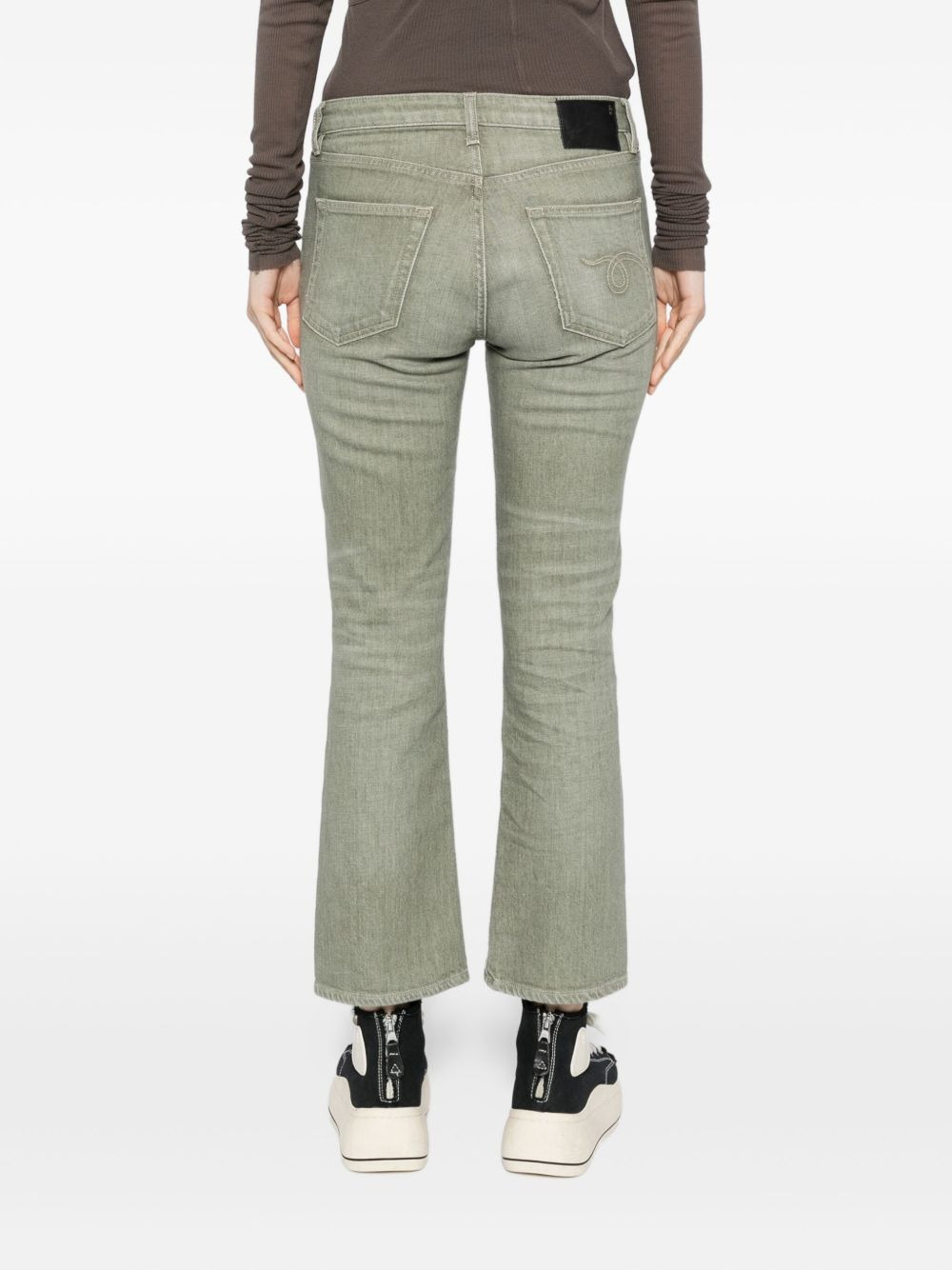 Kick Fit cropped jeans - 4