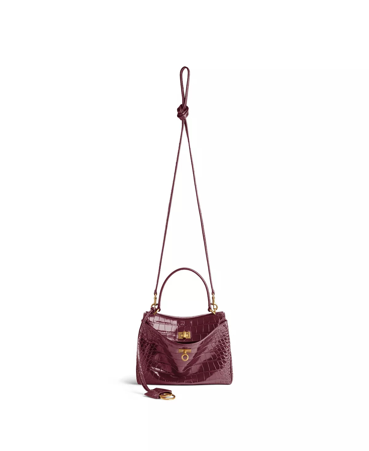 Rodeo Mini Handbag Crocodile Embossed - 7