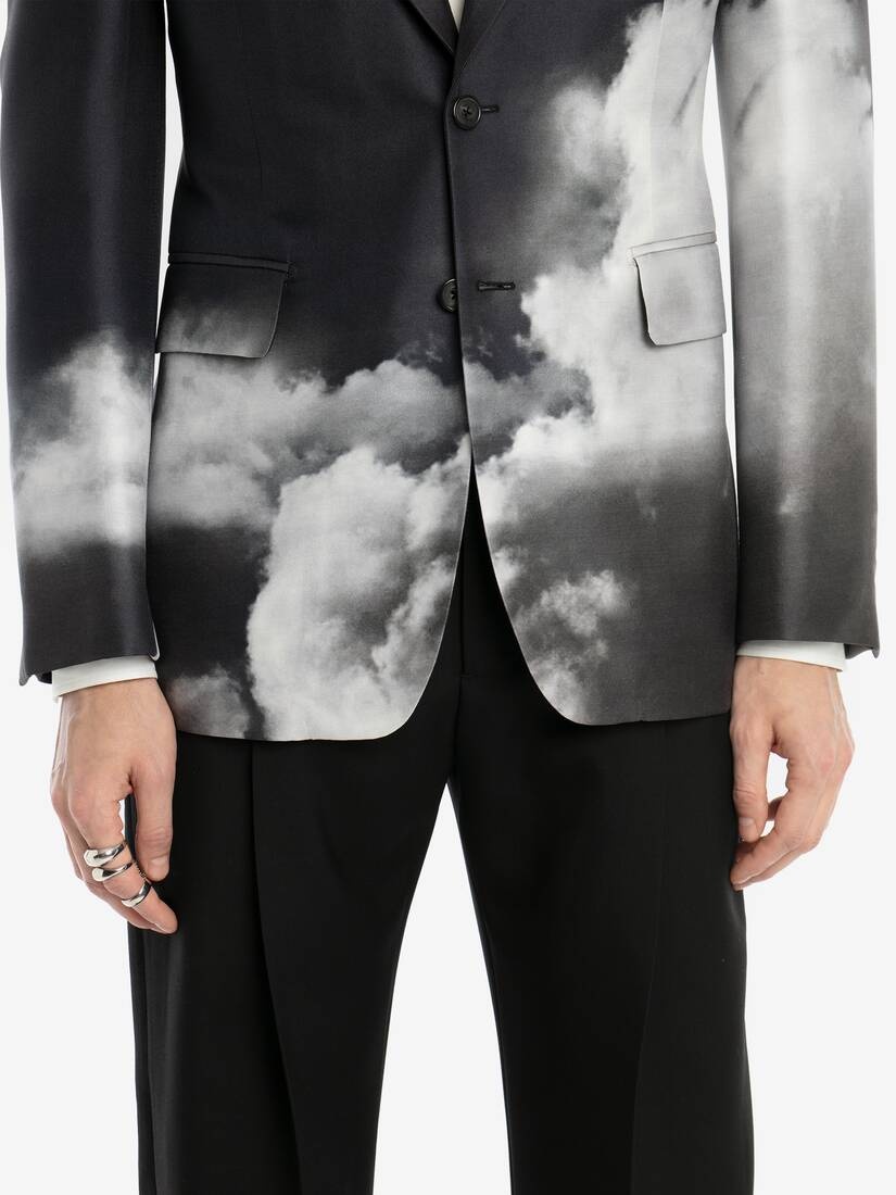 Storm Sky Single-breasted Jacket in Storm - 5