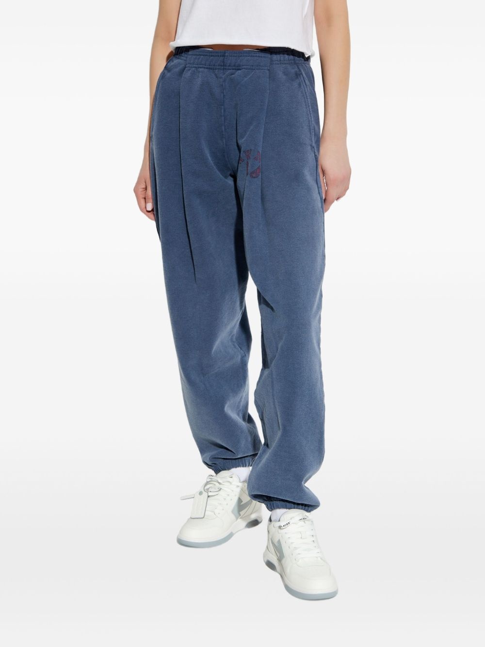cotton track pants - 3