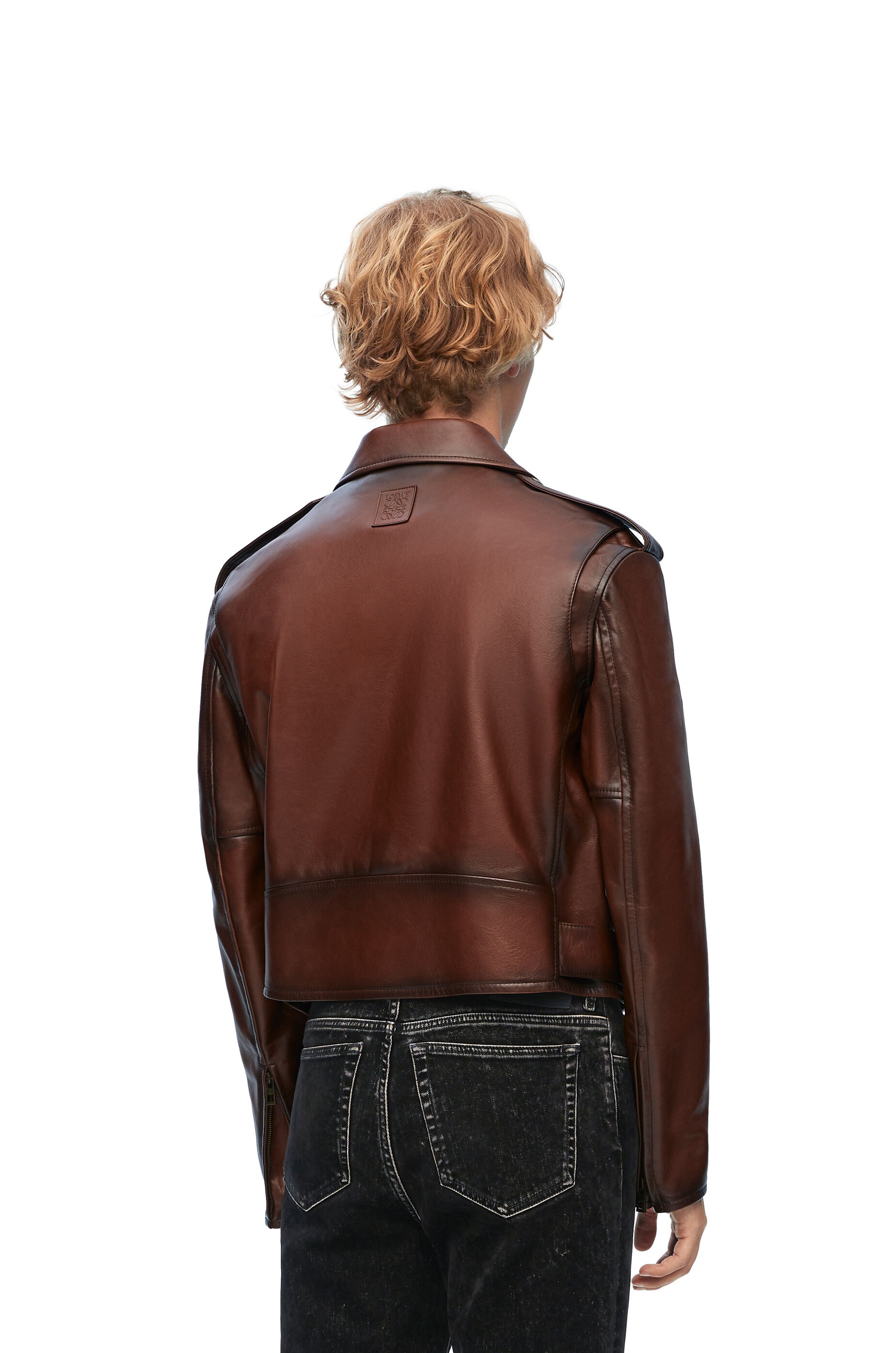 Biker jacket in nappa calfskin - 4
