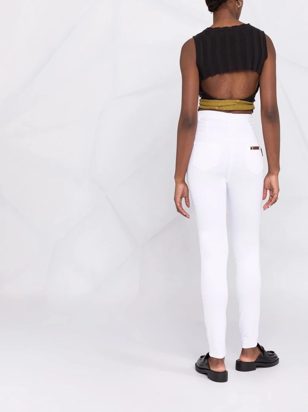 super high waist jeggings - 6