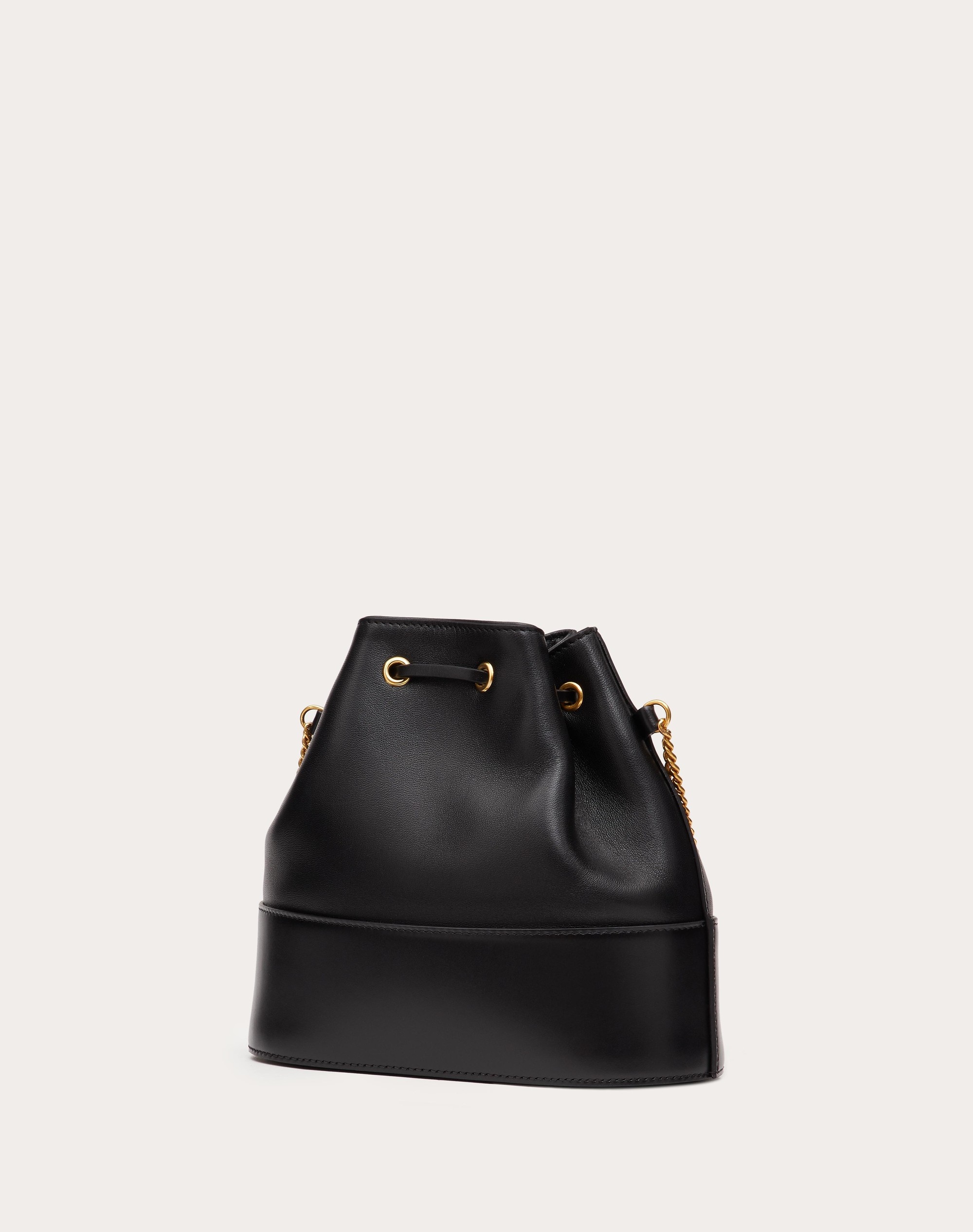 MINI BUCKET BAG IN NAPPA WITH VLOGO SIGNATURE CHAIN - 3