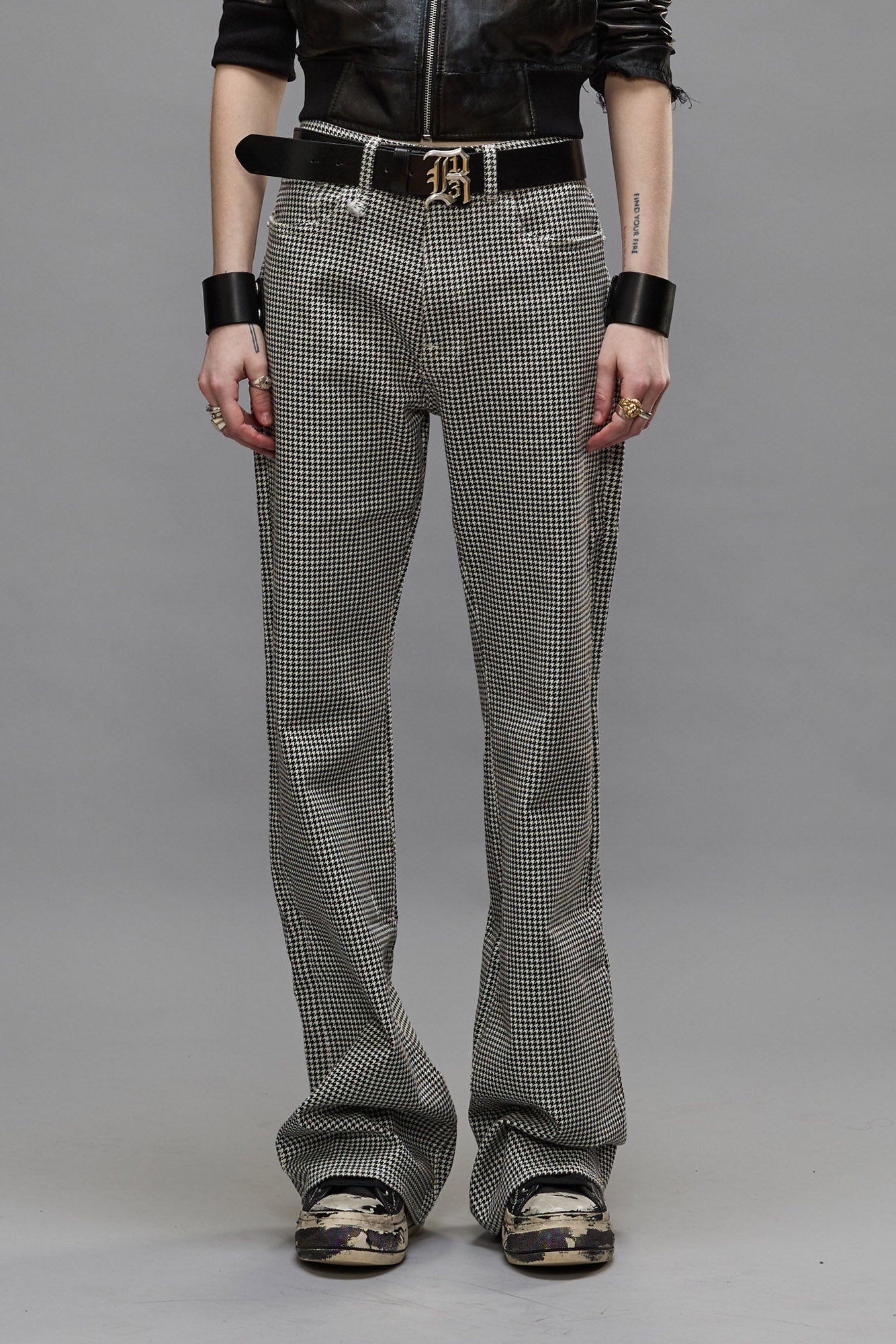 JANE JEAN - PRINTED HOUNDSTOOTH - 3