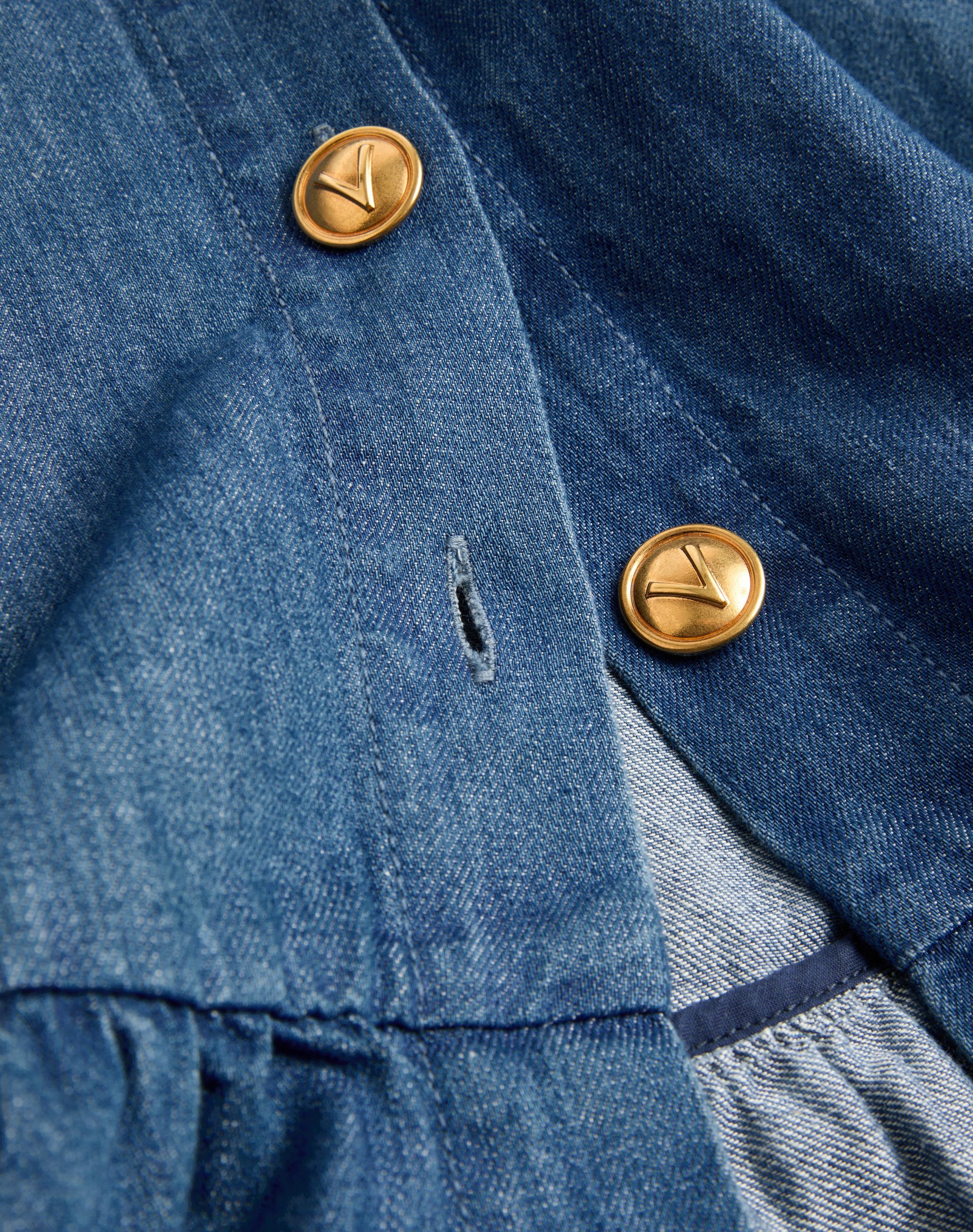 LIGHTWEIGHT DENIM SKIRT - 7