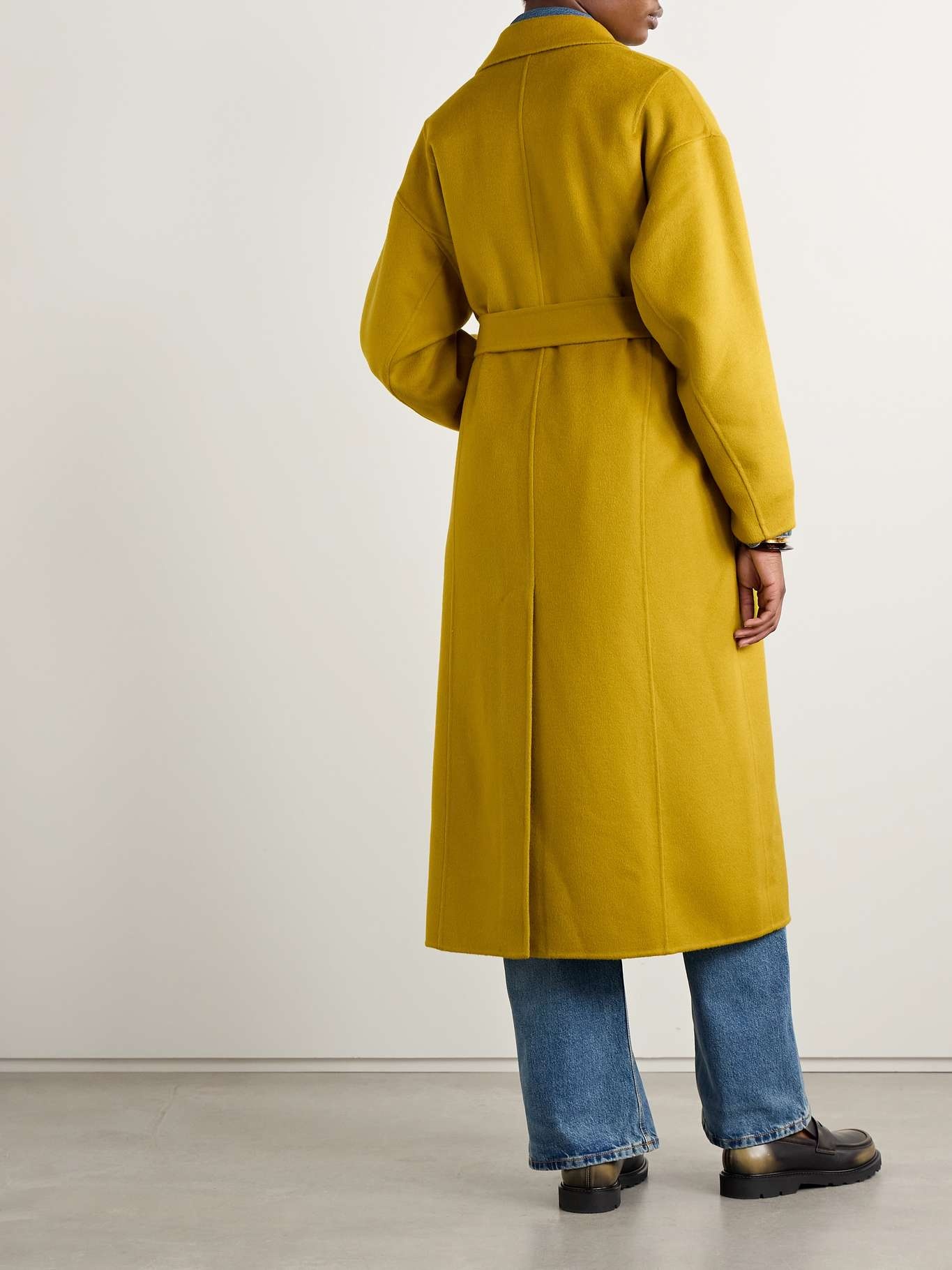 Harlow belted wool coat - 4