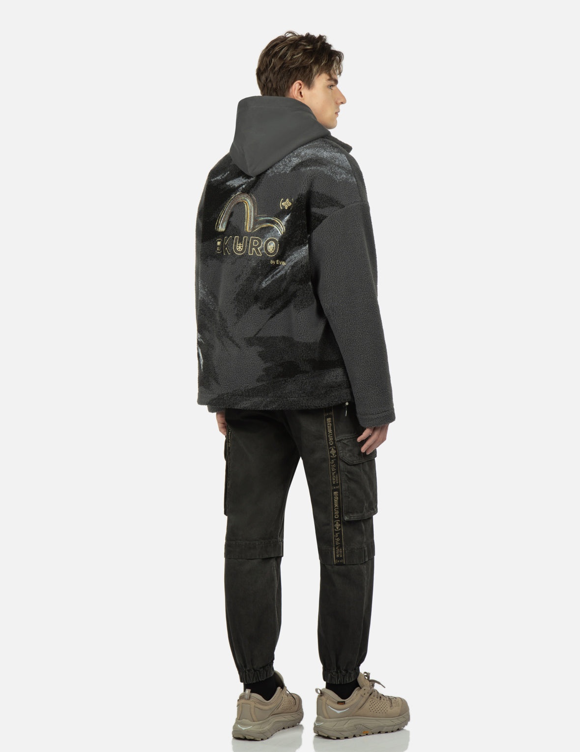 Brush Camouflage Jacquard Fleece Jacket - 3