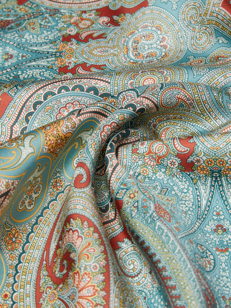 ONESTONEW Printed silk twill scarf 3