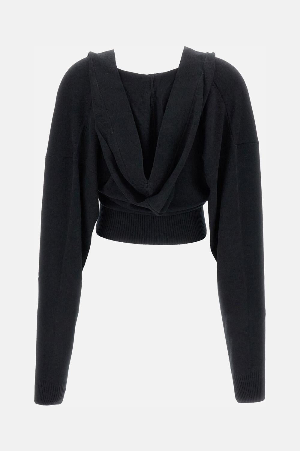 HOODIE IN SOFT KNIT - 3