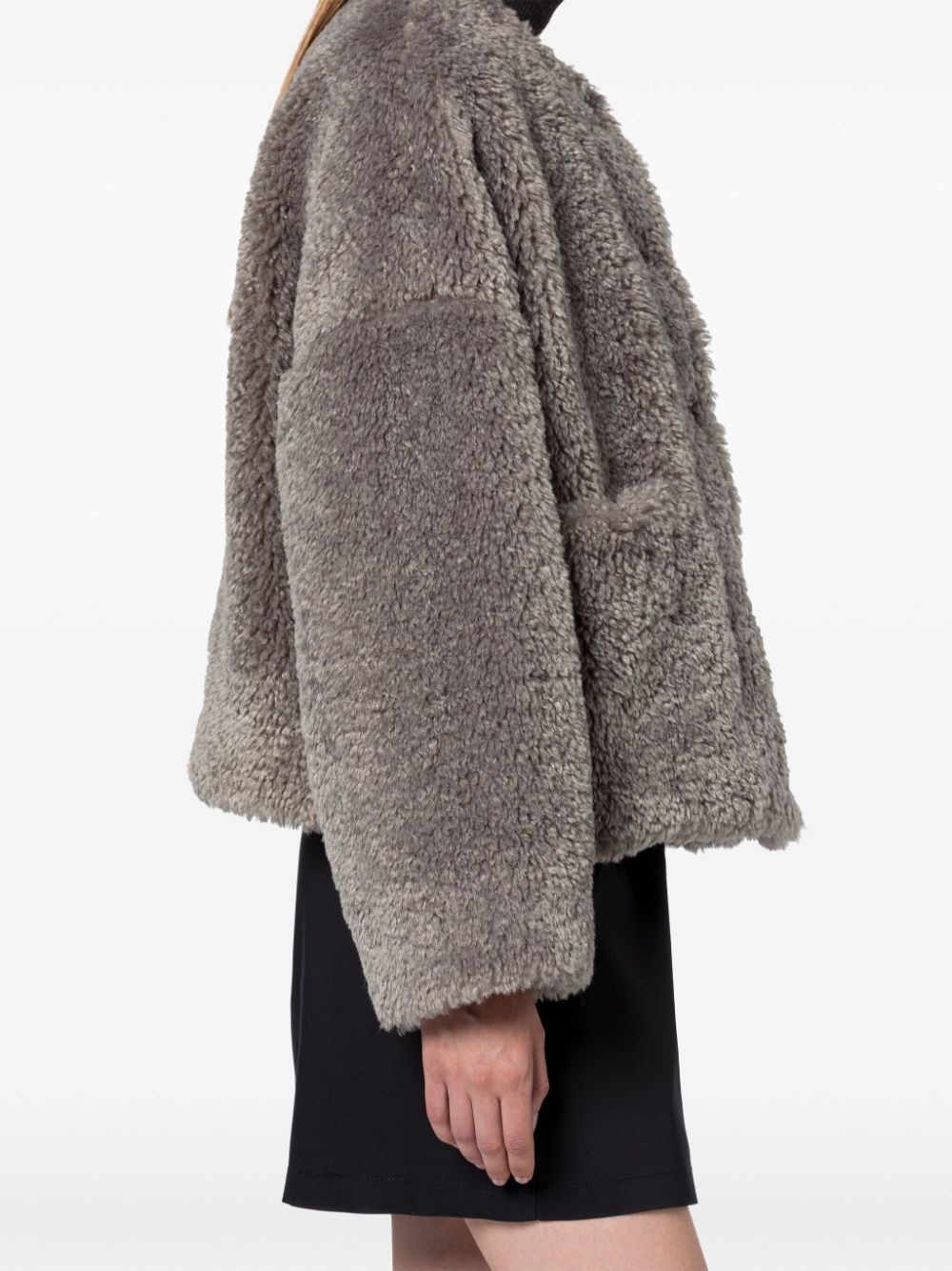 faux-fur jacket - 6