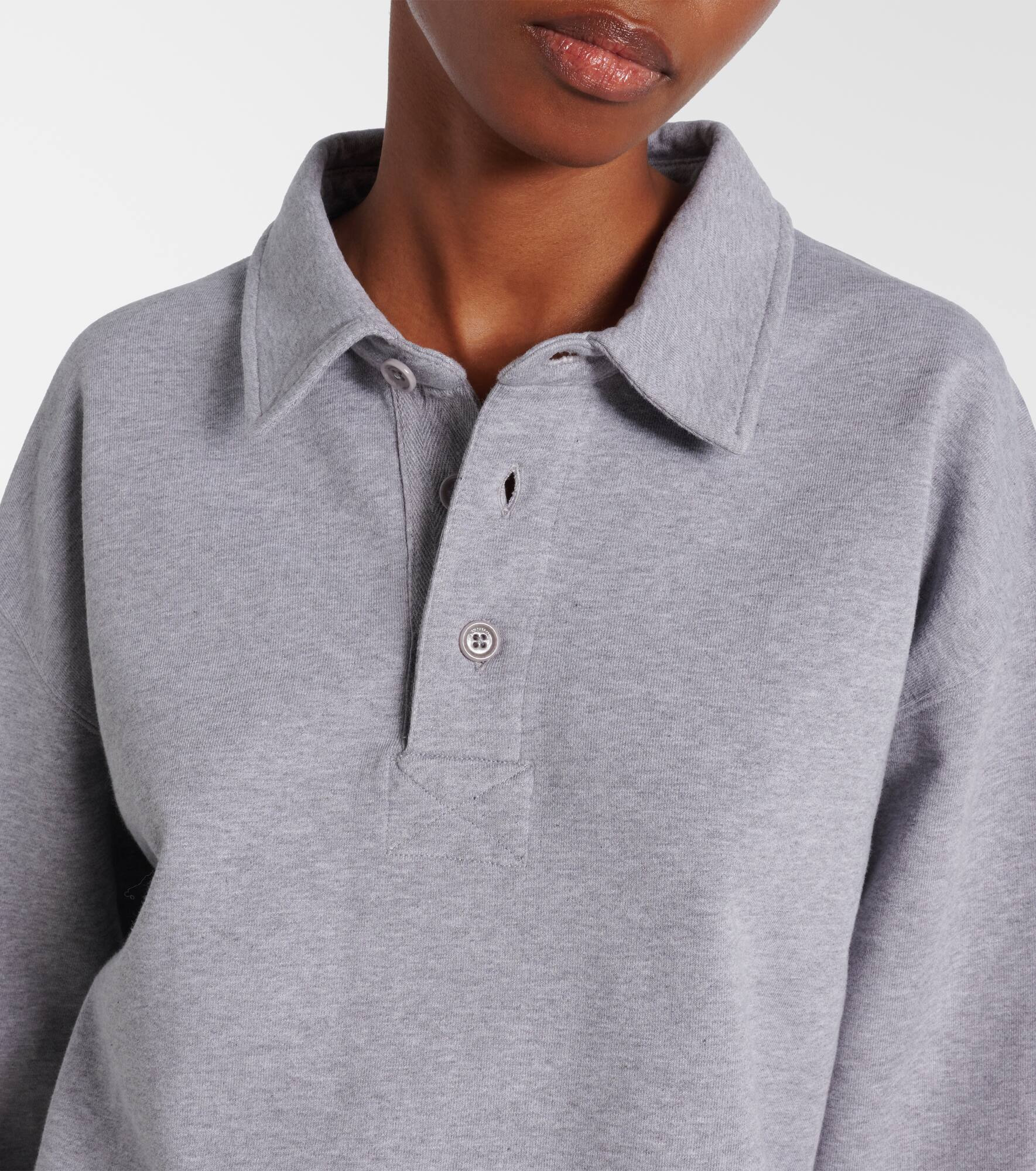 Embroidered cotton jersey sweatshirt - 4
