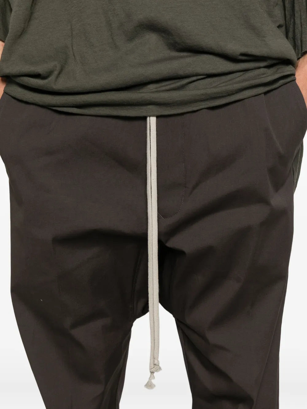 RICK OWENS - Men Drawstring Long Pants - 4