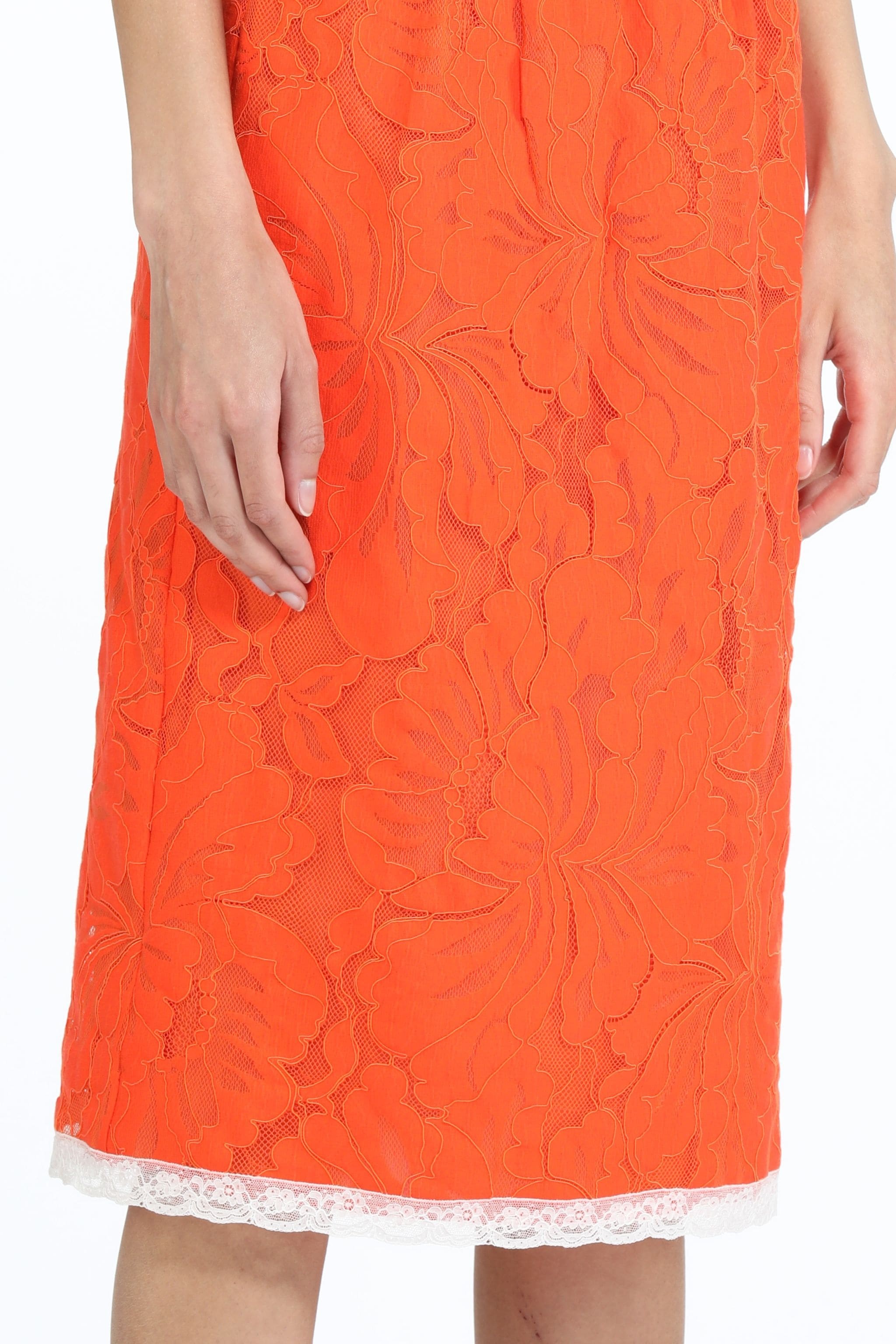 FLORAL-APPLIQUÉ SKIRT - 5