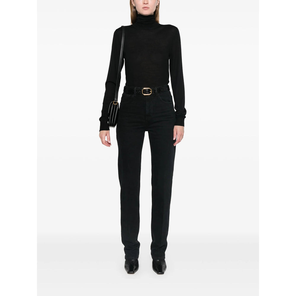 Saint Laurent Black Knitwear - Jumpers Women - 4