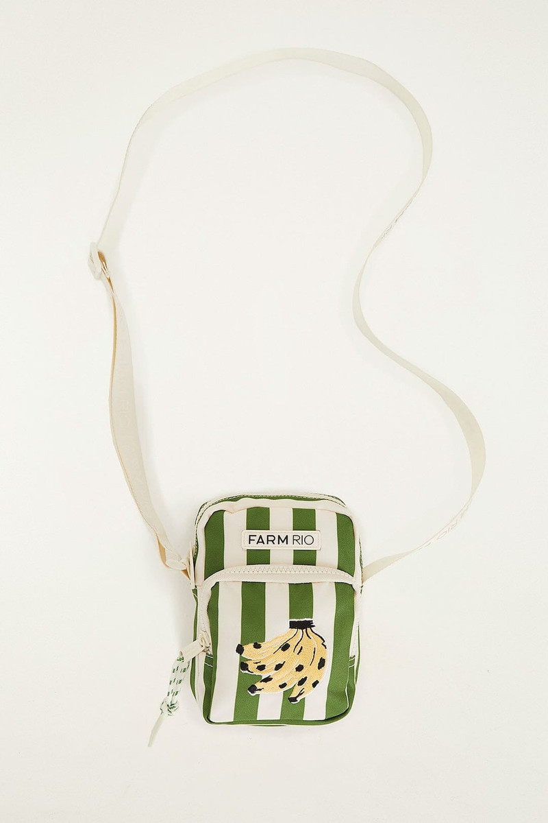 Green Tropical Banana Crossbody Bag 1