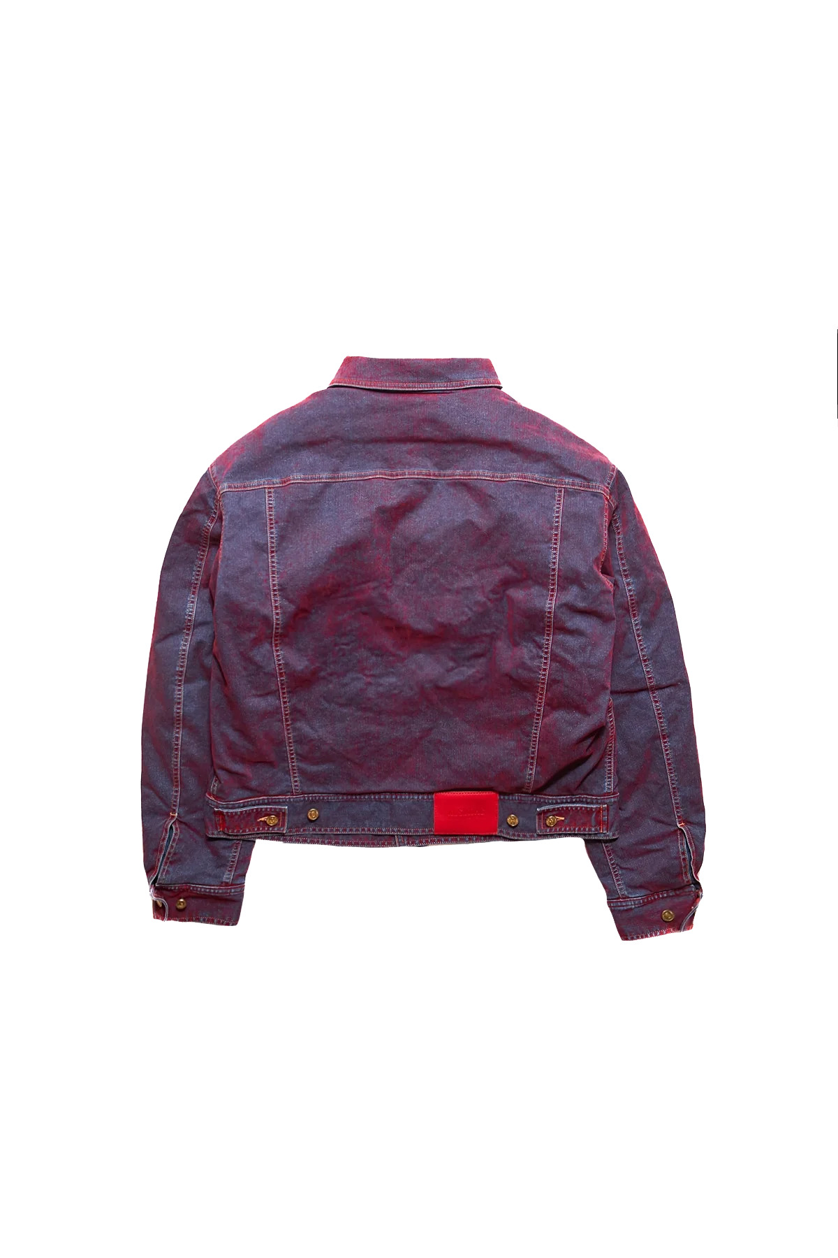 Kusikohc Padded Multi Rivet Denim Jacket - 2