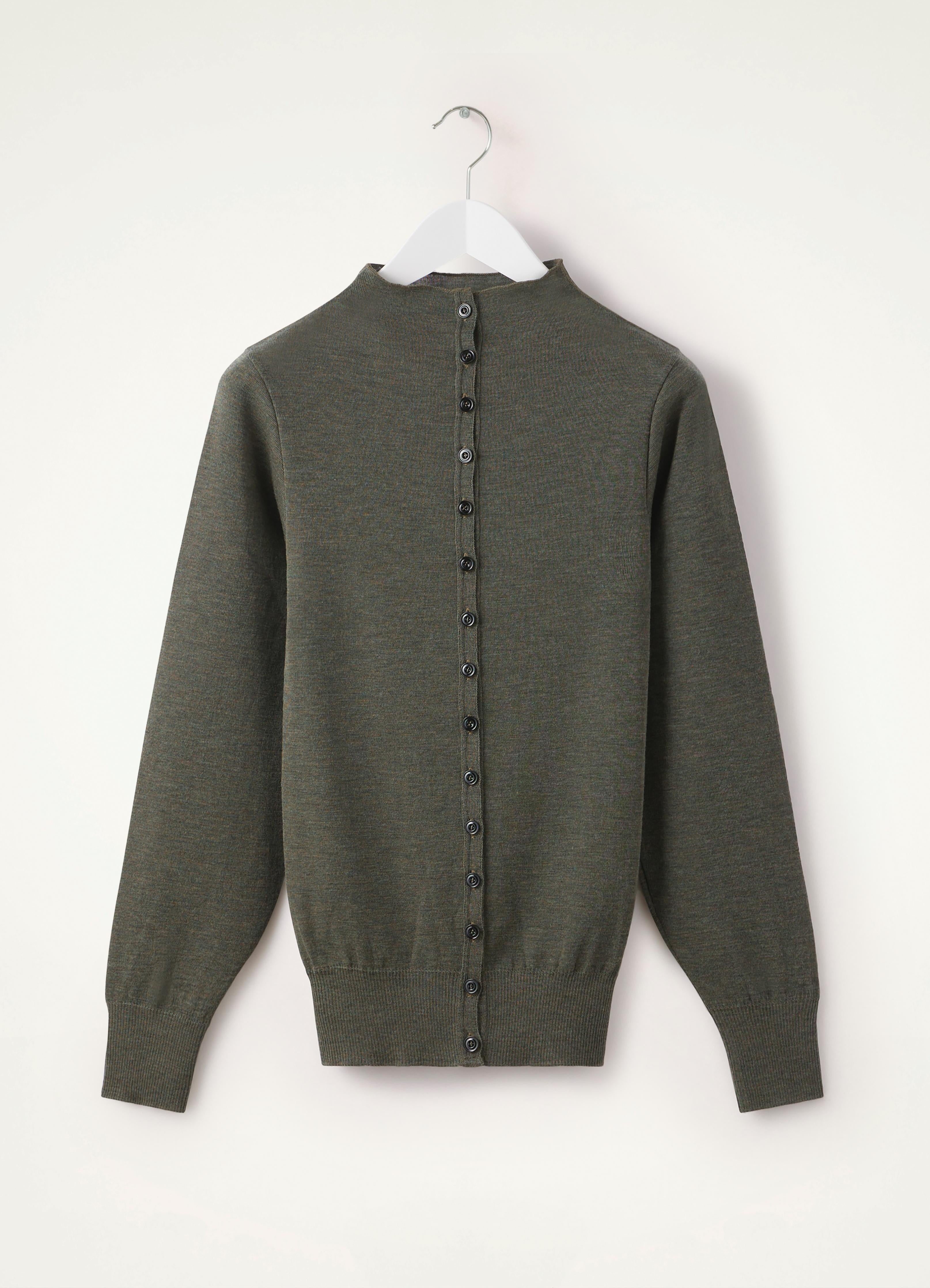 FITTED SEAMLESS CARDIGAN - 1