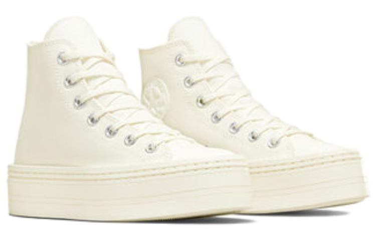 (WMNS) Converse Chuck Taylor All Star Modern Lift Platform Canvas 'White' A06140C - 3