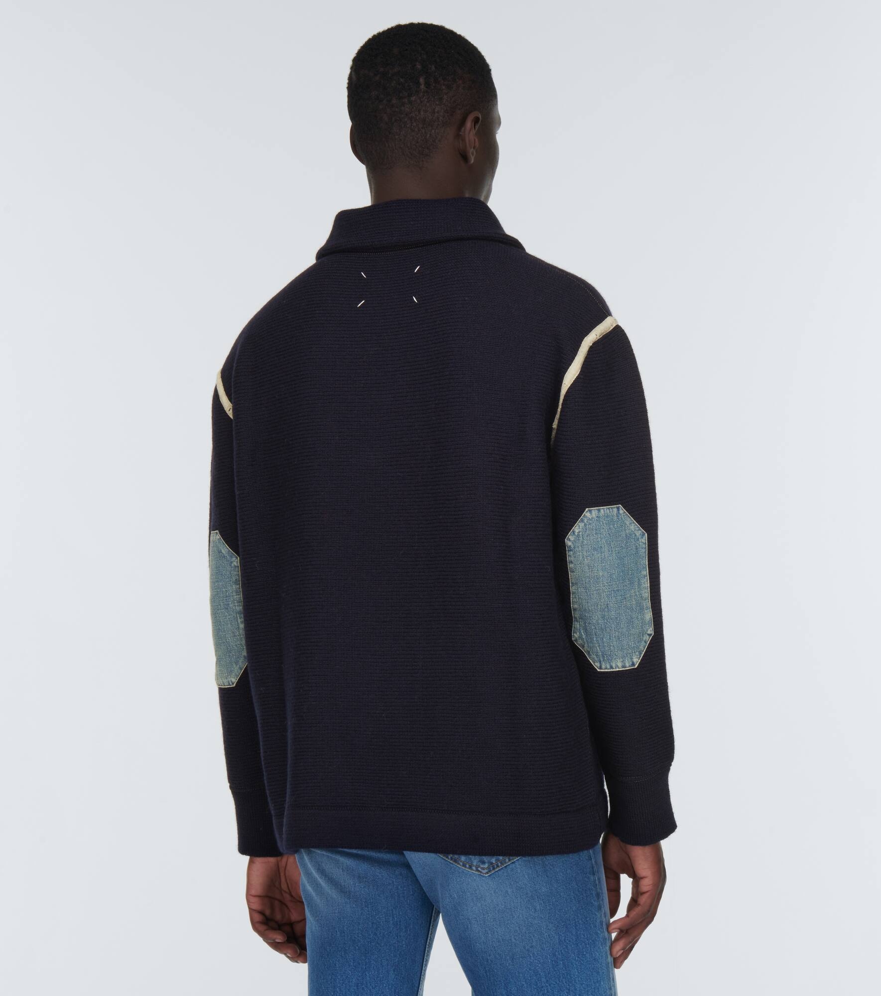 Wool half-zip sweater - 4