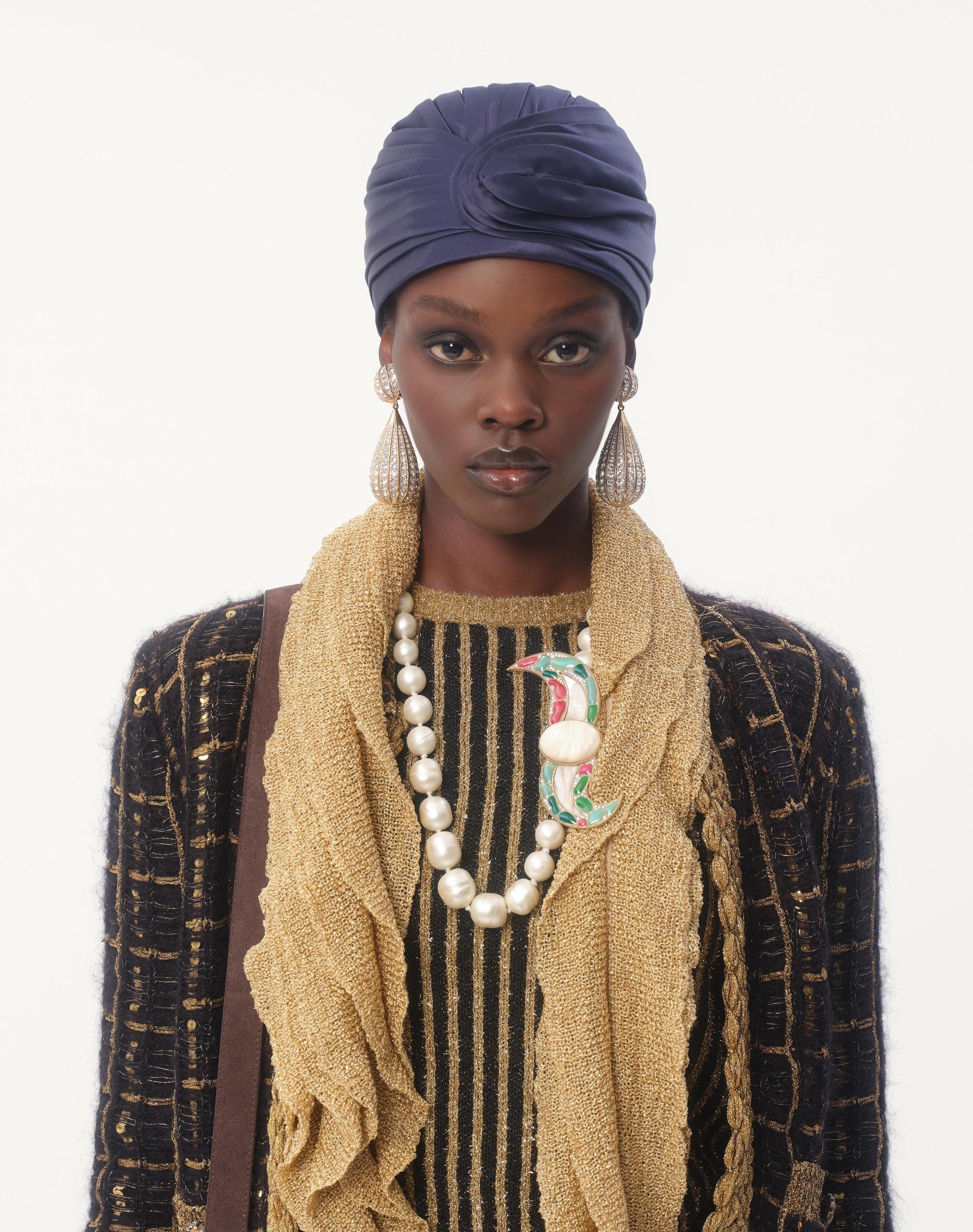 MOHAIR AND SEQUIN KNIT JACKET - 5