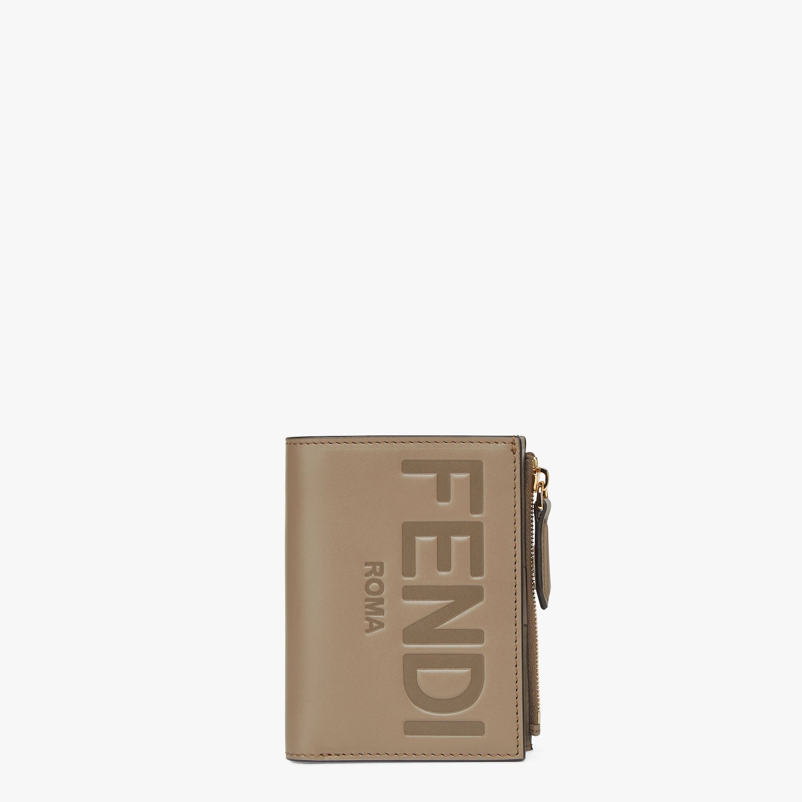 Gray leather wallet - 1