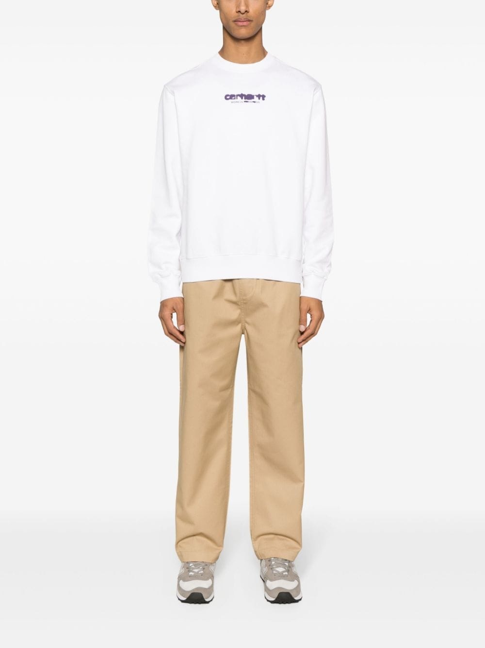 Ink Bleed cotton sweatshirt - 2