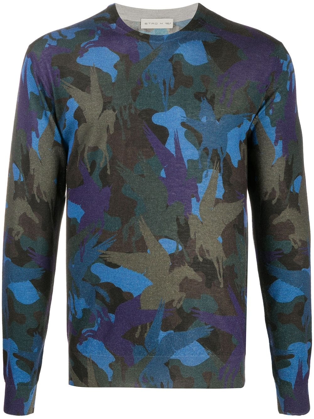 camouflage-pattern jumper - 1