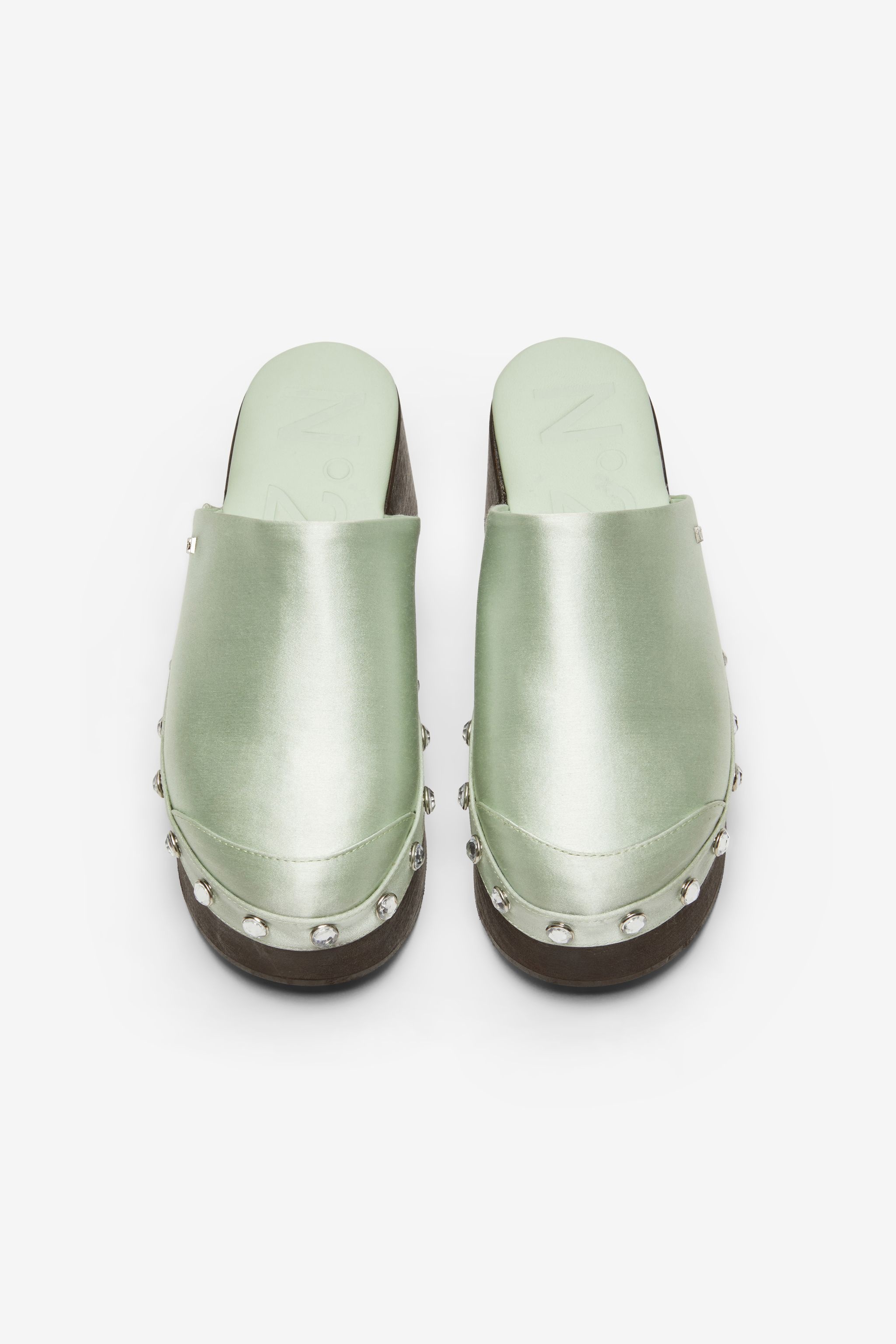 CRYSTAL-EMBELLISHED CLOGS - 2