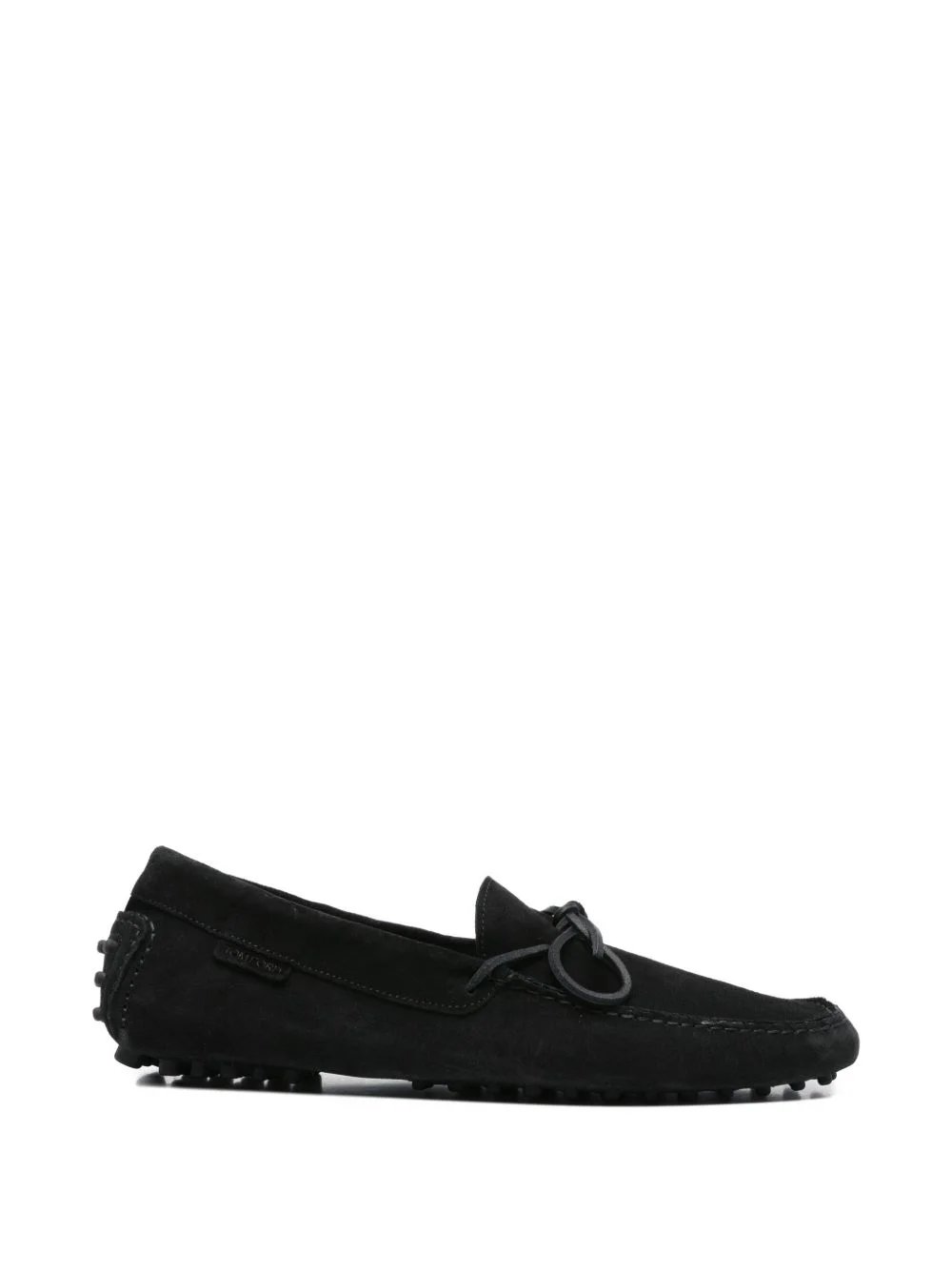suede tie loafers - 1