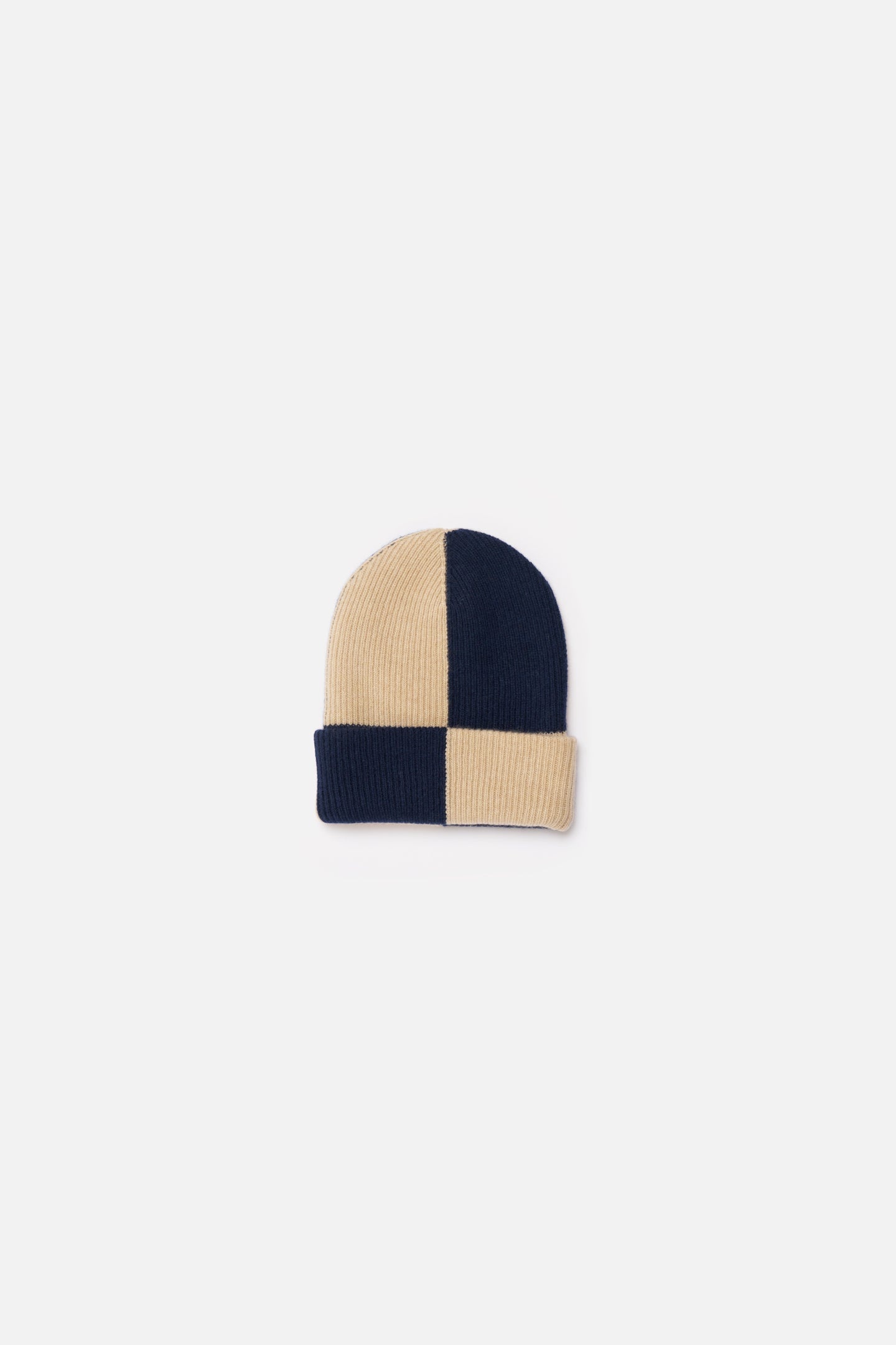 BIG CHECK PARKER BEANIE - 1