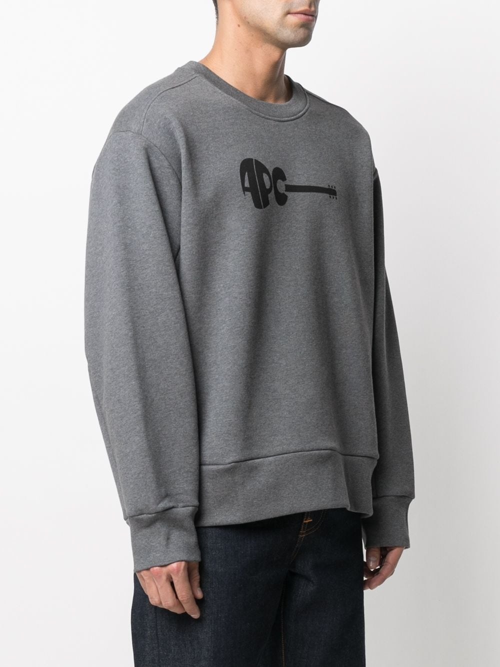 logo-print crew-neck sweatshirt - 3