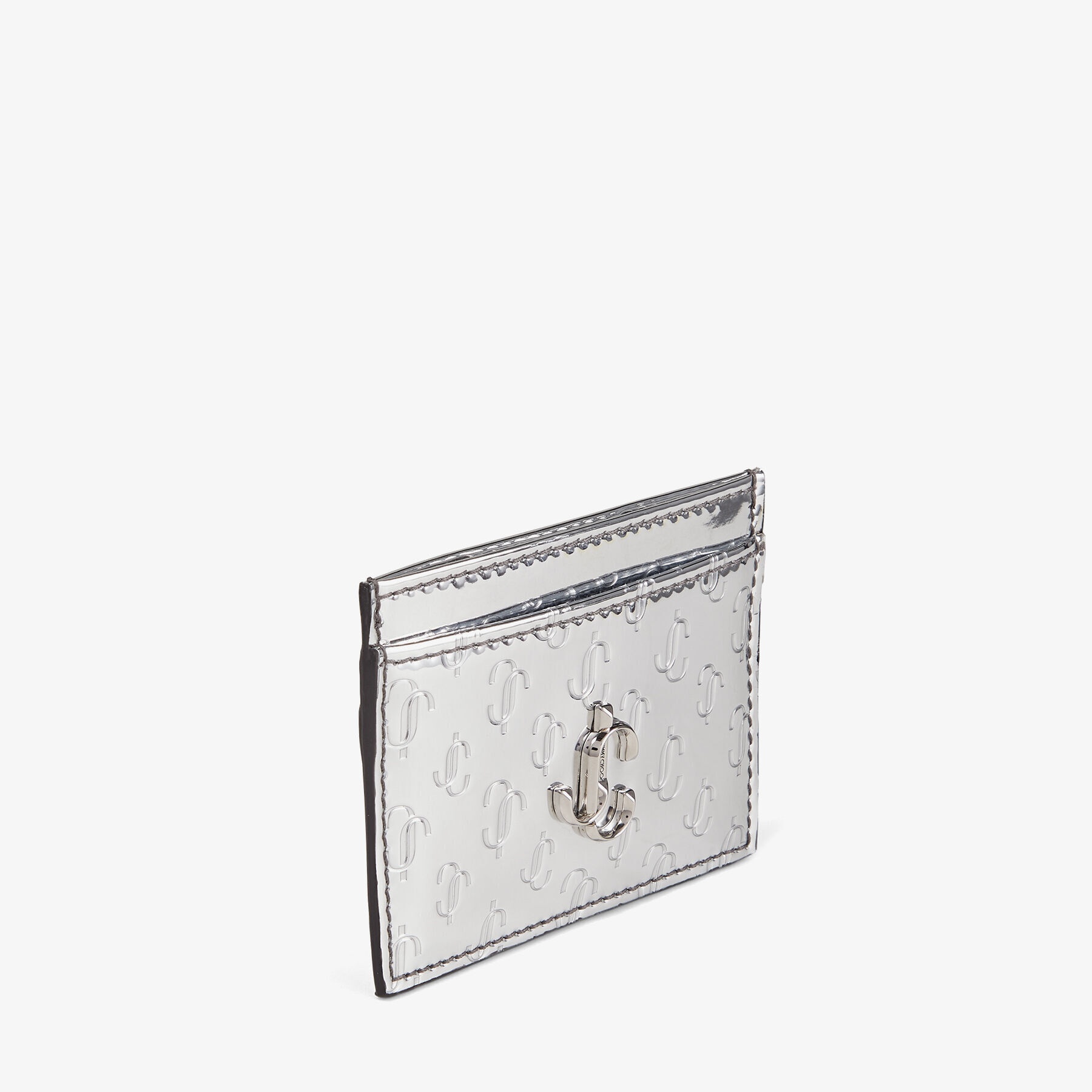 Umika
Silver Metallic Fabric and JC Mirror Fabric Card Holder - 2
