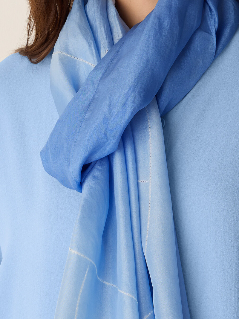 Hand-Dyed Silk Scarf 3