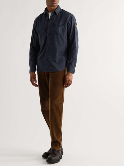 Belstaff Pitch Logo-Appliquéd Garment-Dyed Cotton-Twill Shirt outlook