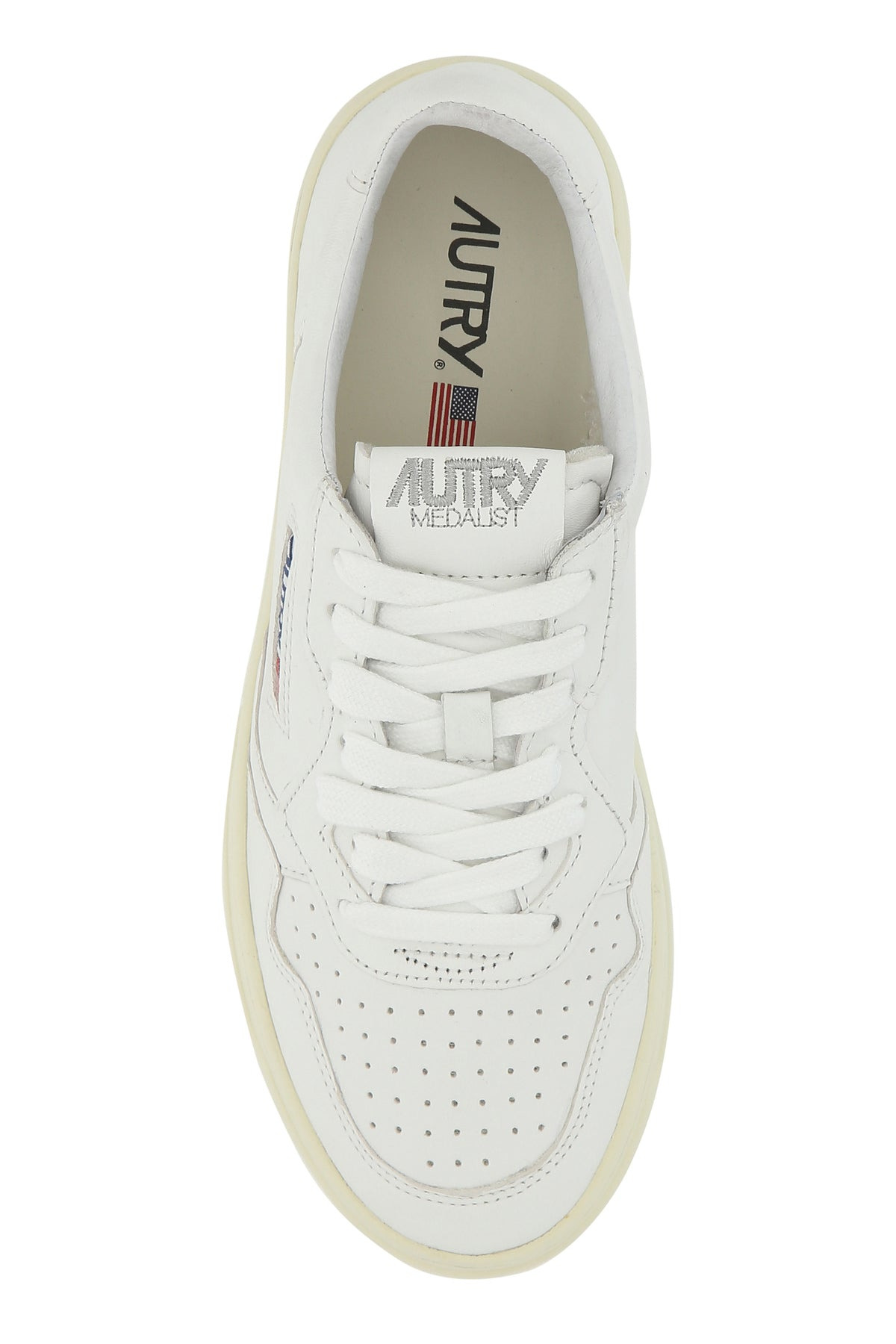 White leather Medalist sneakers - 4