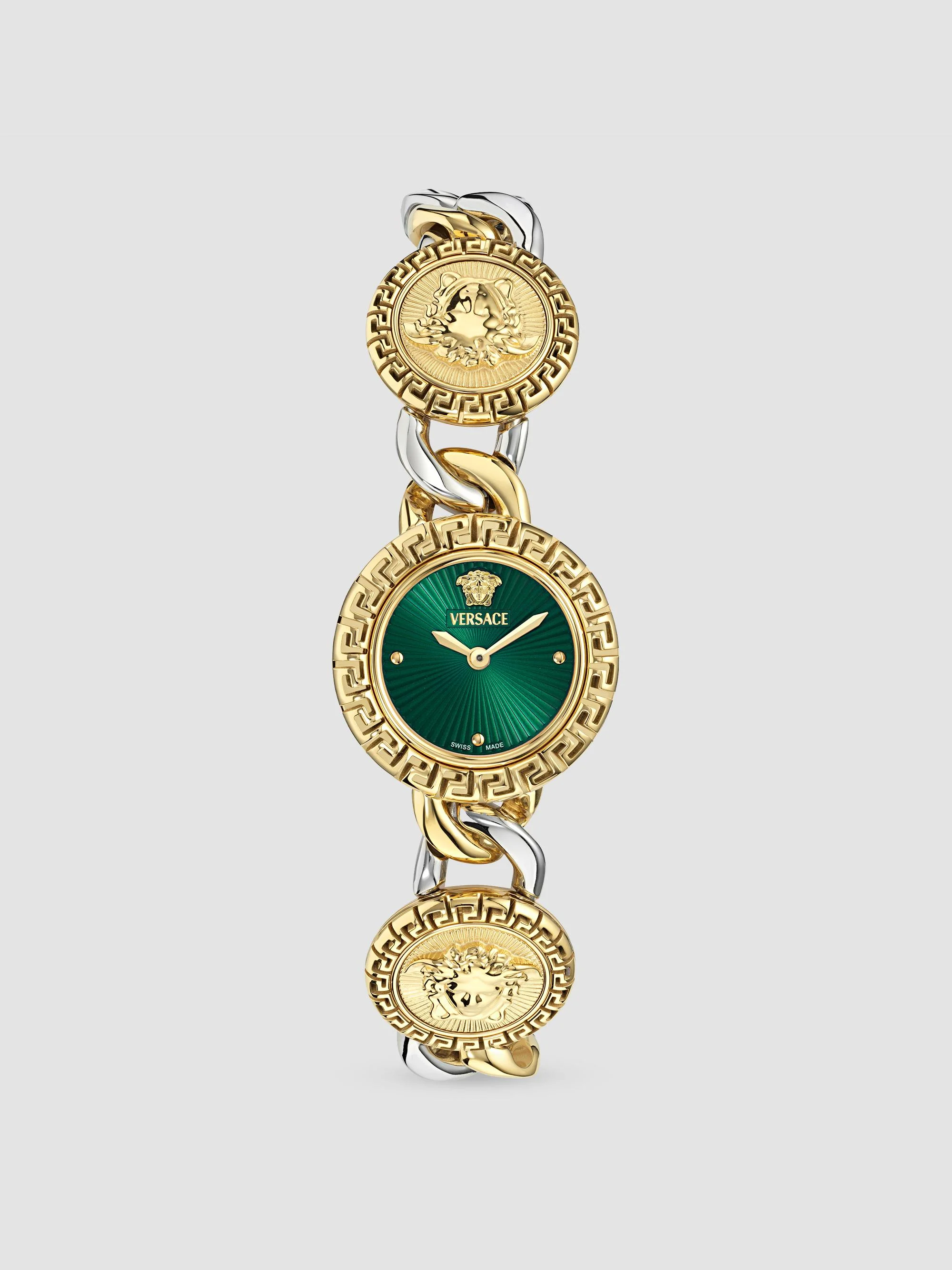 Women's La Greca Stud Icon Two-Tone Stainless Steel & Yellow Goldtone IP Bracelet Watch/28MM - Two T - 1
