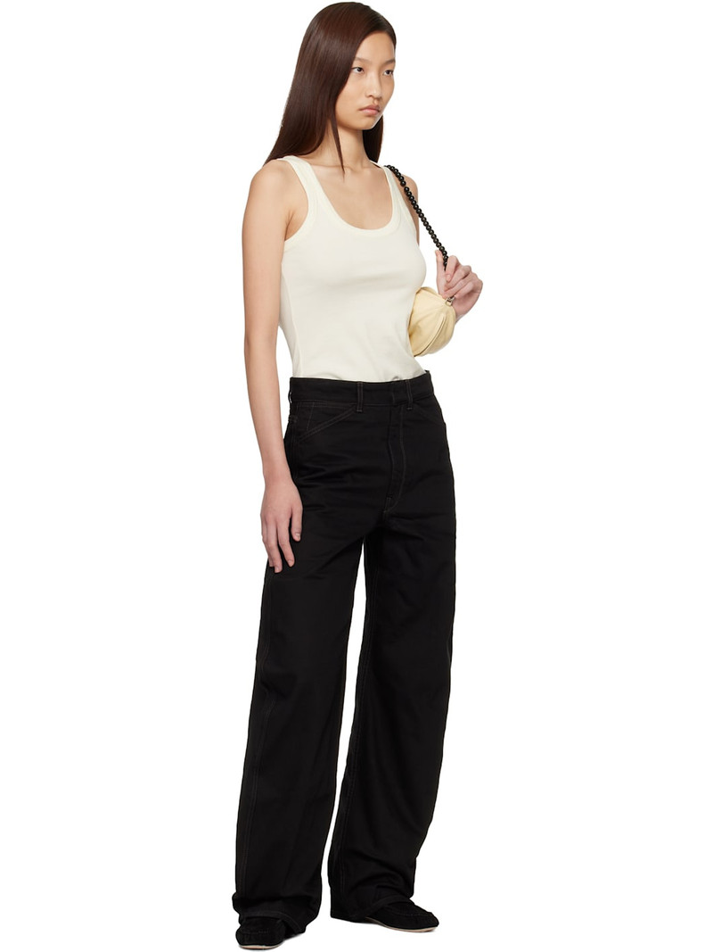 Lemaire Black High Waisted Curved Jeans outlook
