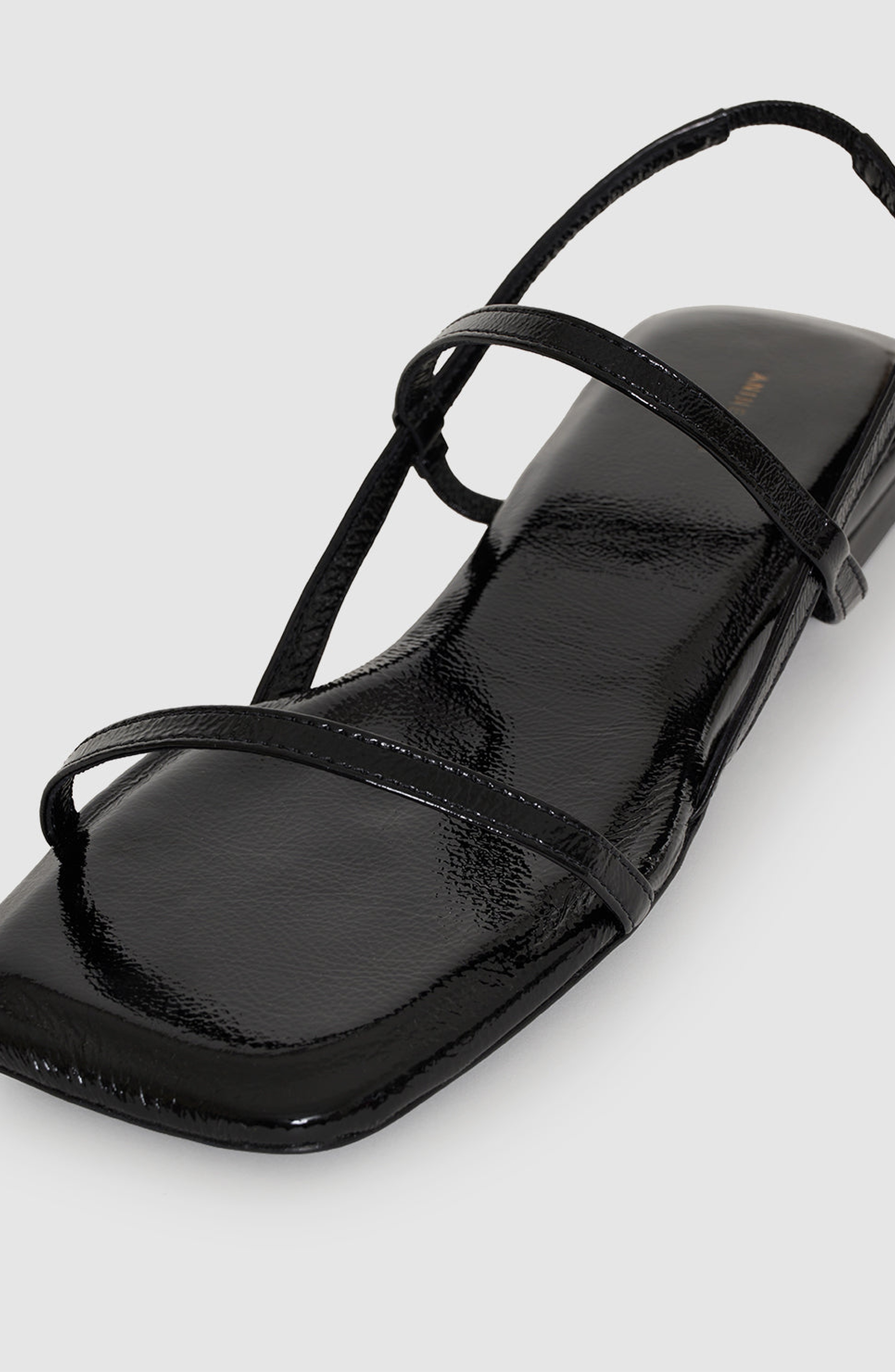 ANINE BING Hilda Flat Sandals in Black at Nordstrom - 4