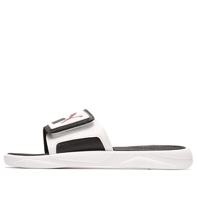PUMA Royalcat Comfort Slides 'White Black Chili Pepper' 372280-11 - 1