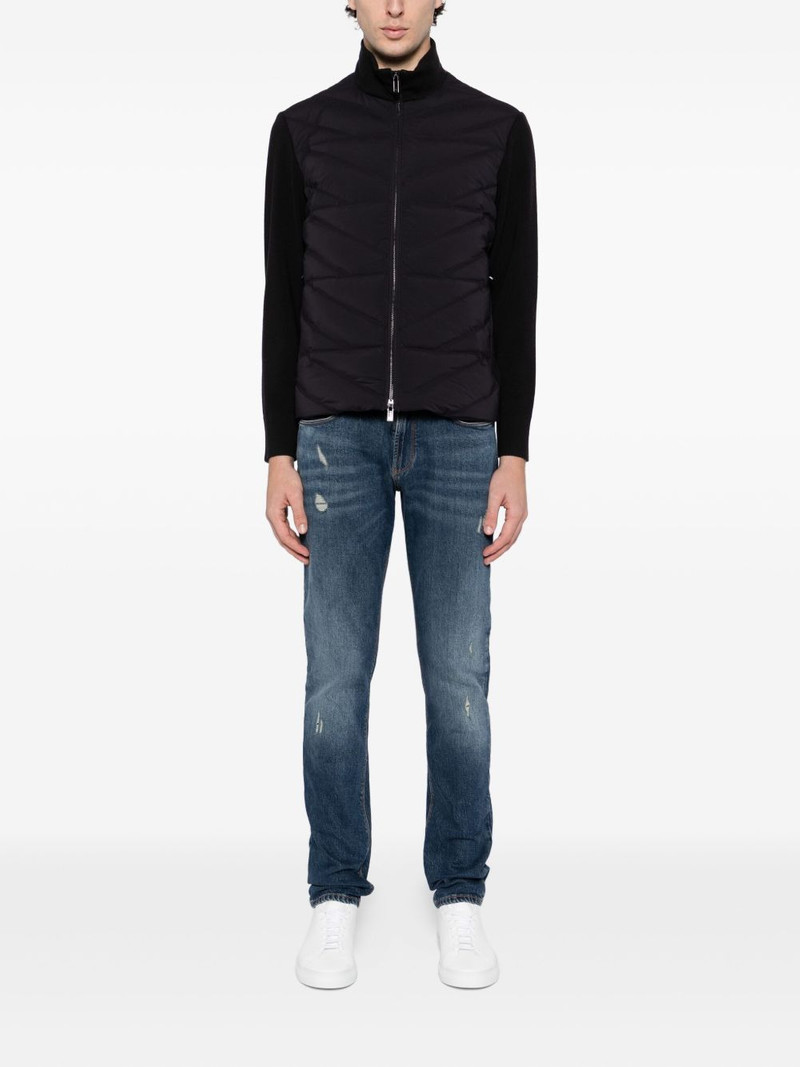 EMPORIO ARMANI distressed jeans outlook