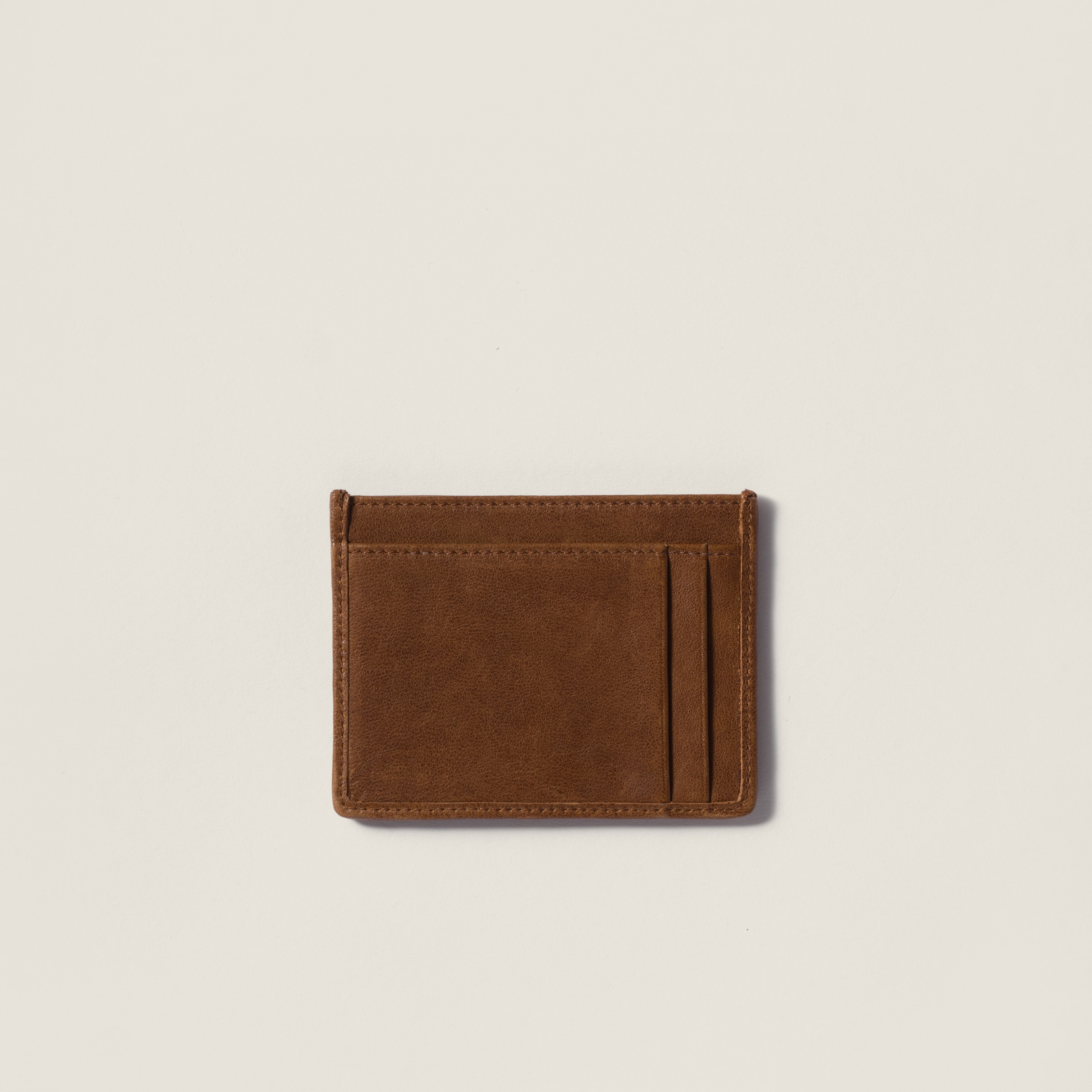 Leather patchwork card holder - 2