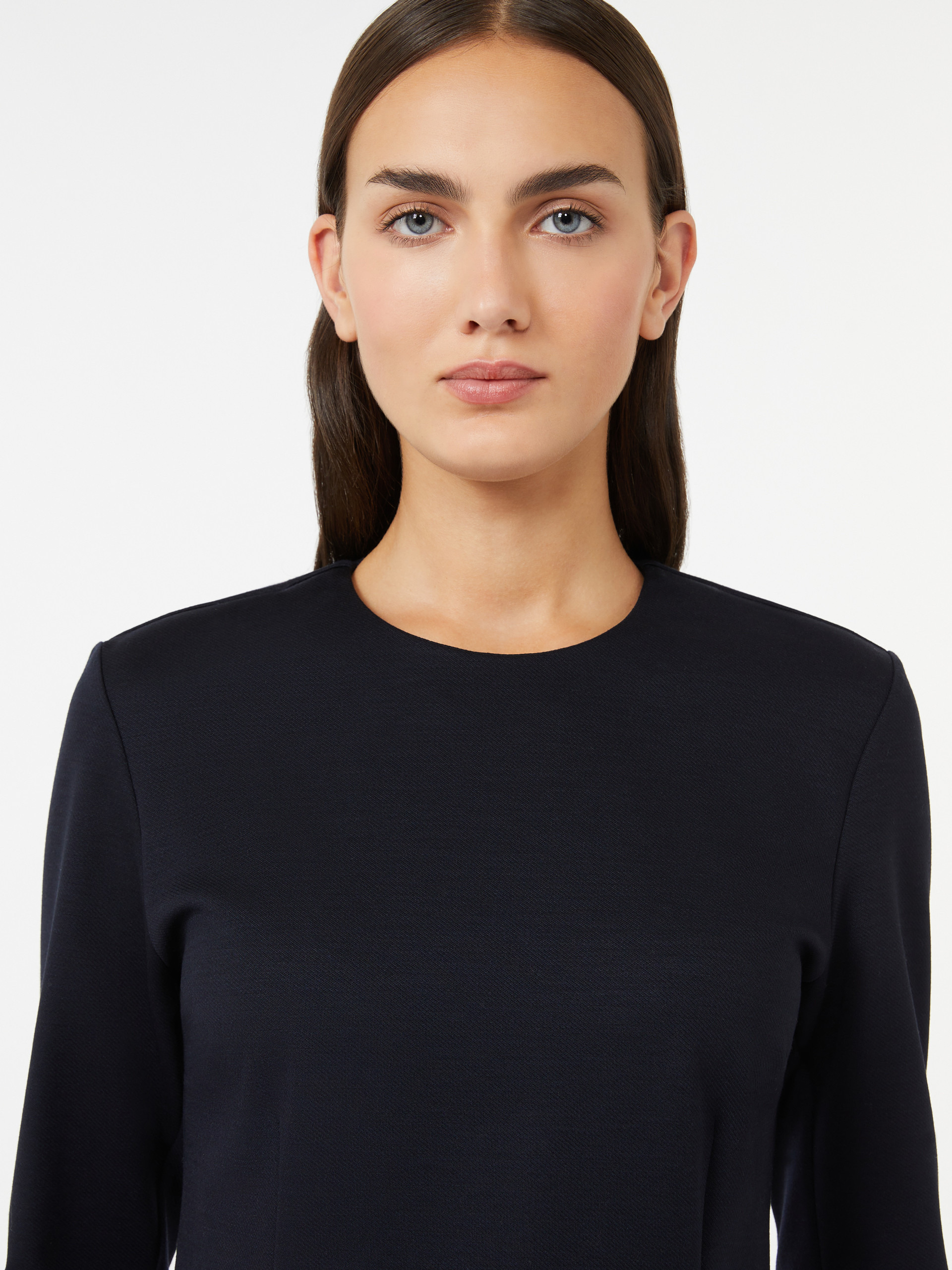 ALPINO Gabardine and jersey dress - 5