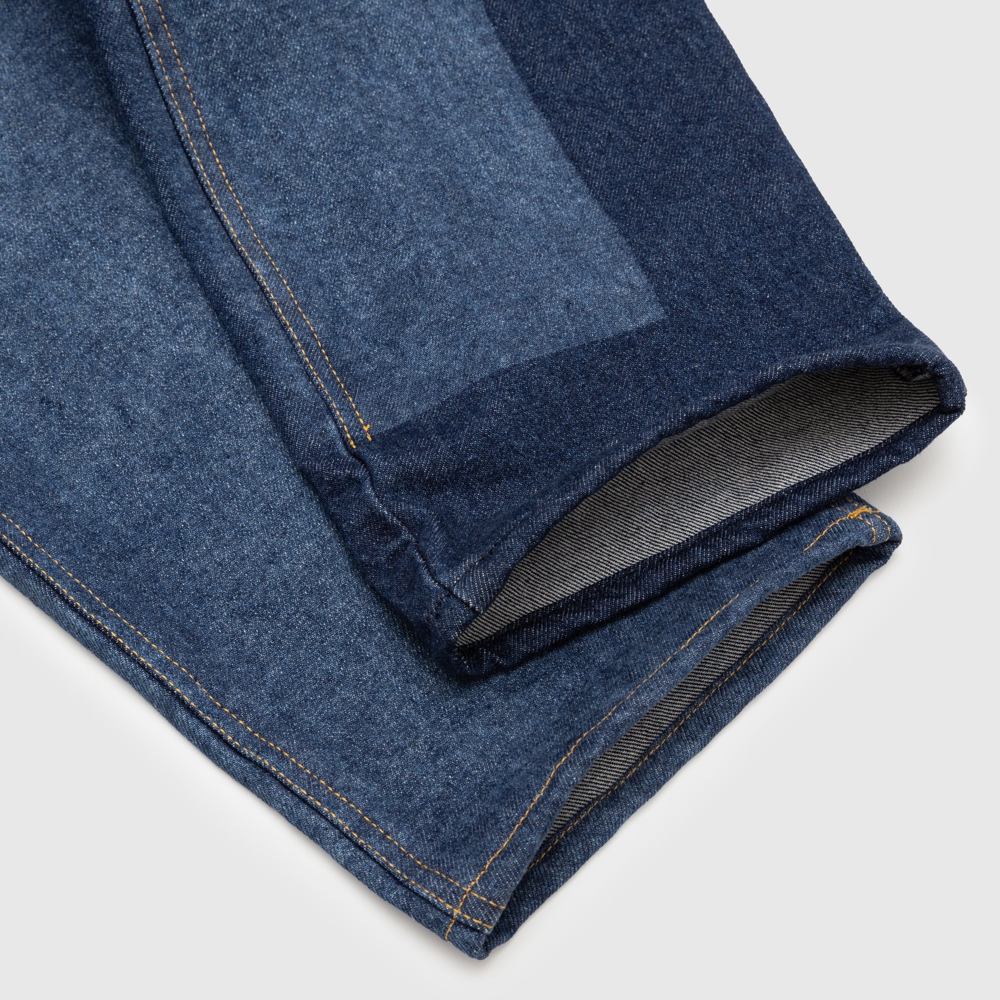 14OZ GLITCH STITCH STRAIGHT DENIM - 7