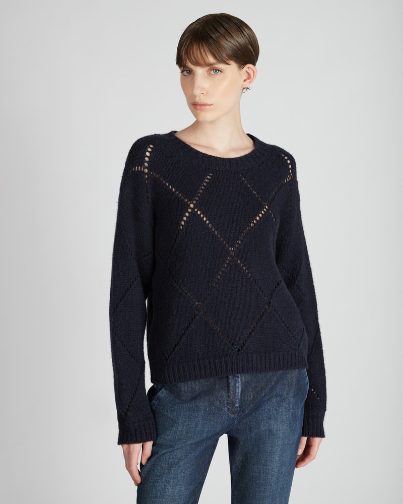 SLOWEAR Wide fit crewneck sweater in wool and Alpaca outlook